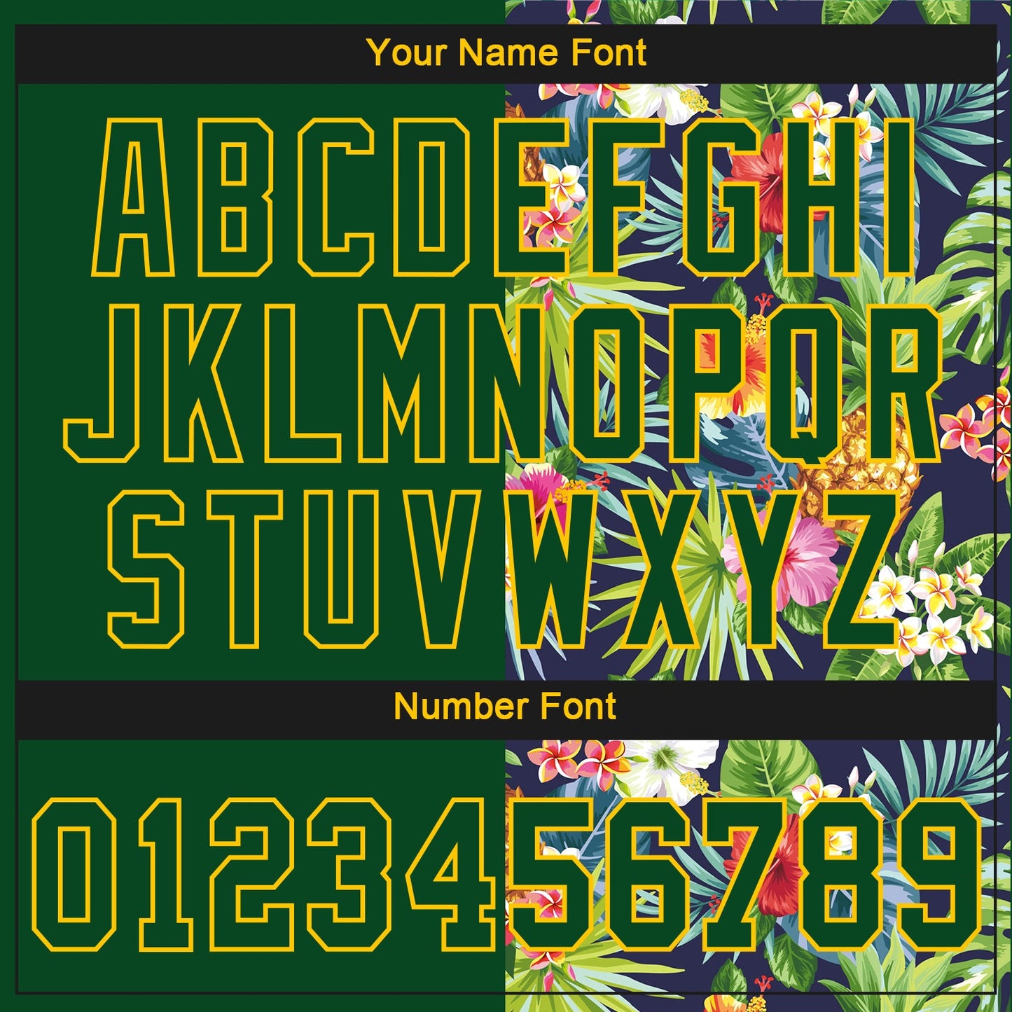 Custom 3D Pattern Design Tropical Pattern With Pineapples Palm Leaves And Flowers Authentic Baseball Jersey view 5