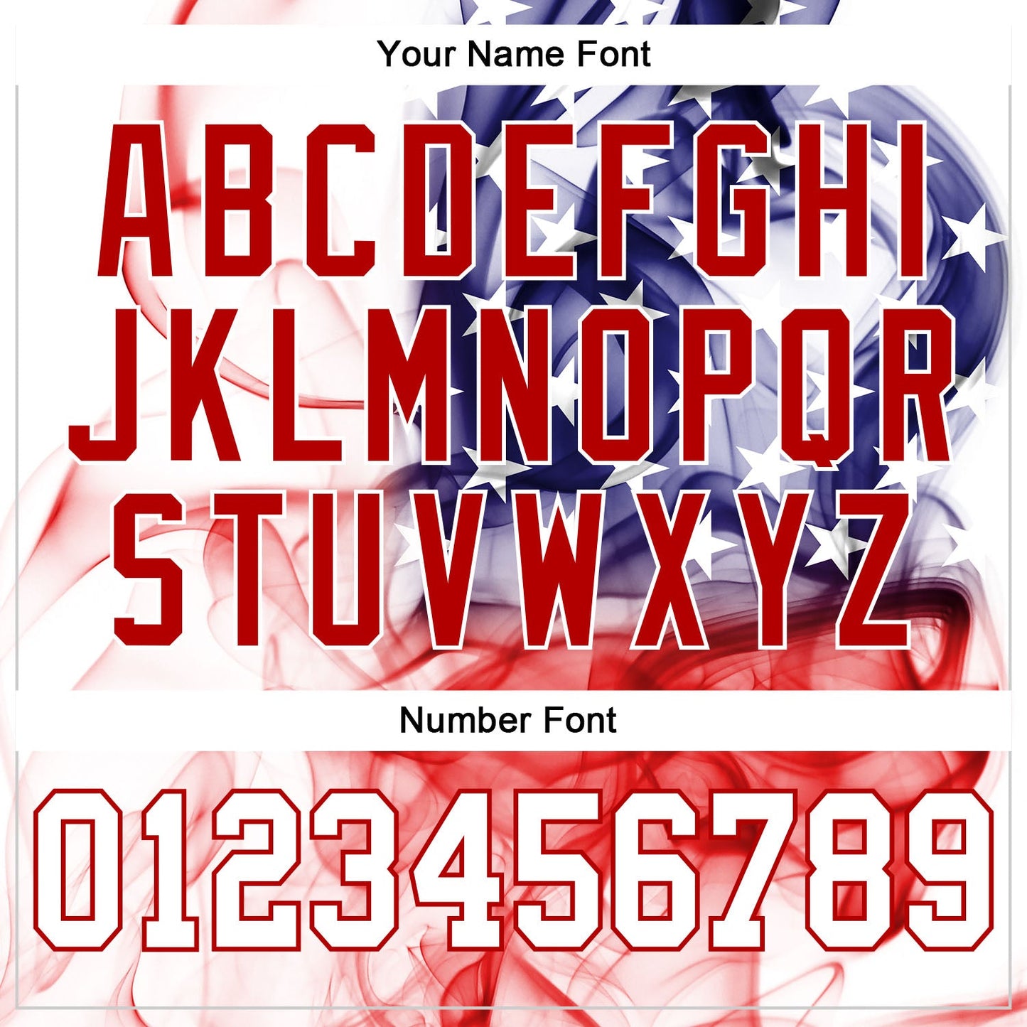 Custom White White-Red 3D American Flag Authentic Baseball Jersey view 5