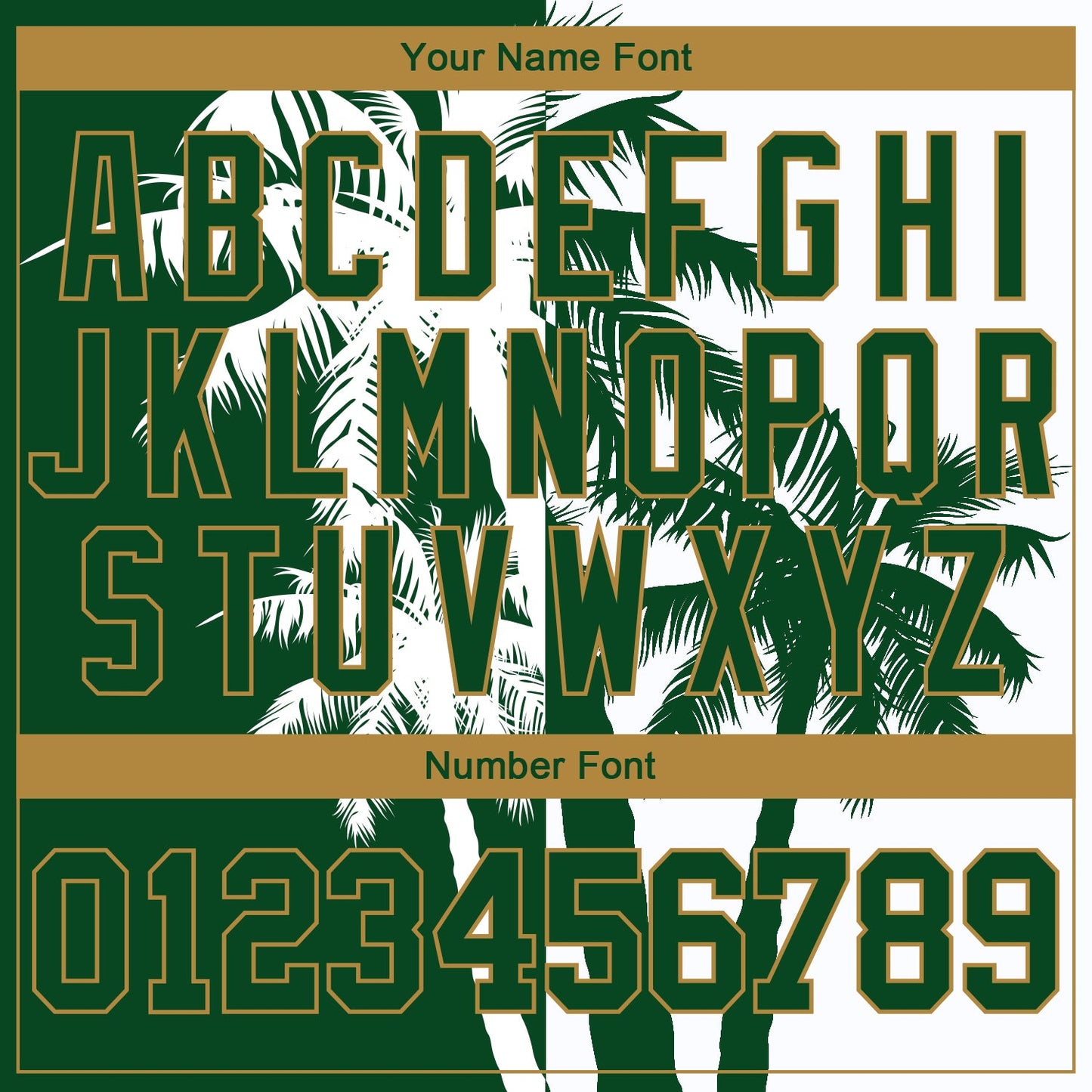 Custom 3D Pattern Design Hawaii Coconut Trees Authentic Baseball Jersey view 5