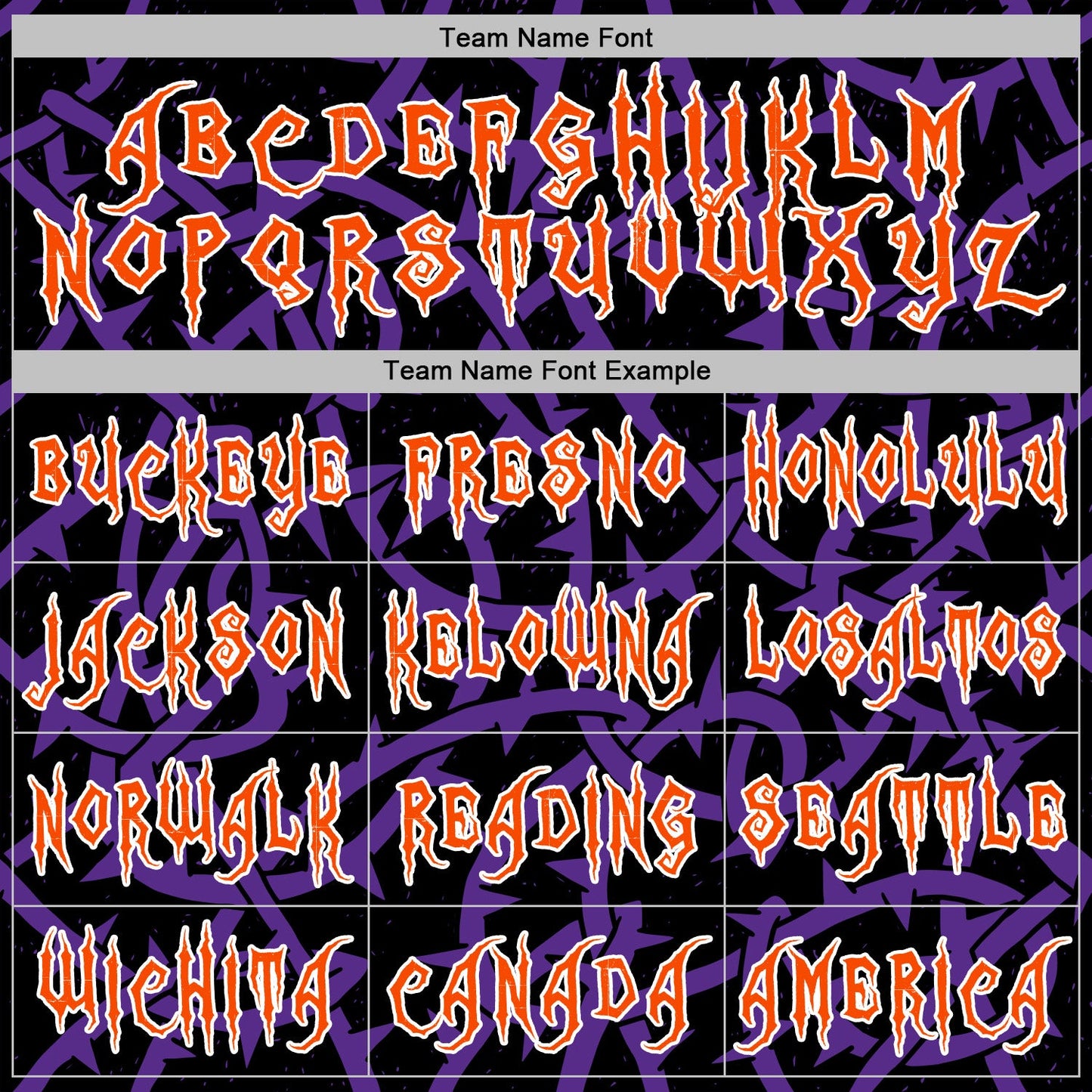 Custom Black Orange Purple-White 3D Halloween Skull Pumpkin Party Costume Ideas Sports Pullover Sweatshirt Hoodie view 3