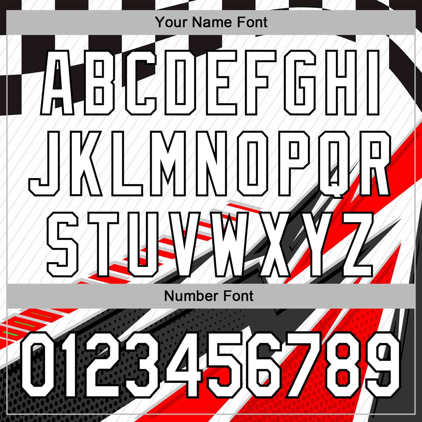 Custom White Black-Red 3D Pattern Design Formula Auto Car Racing Motorsport Sports Pullover Sweatshirt Hoodie view 4