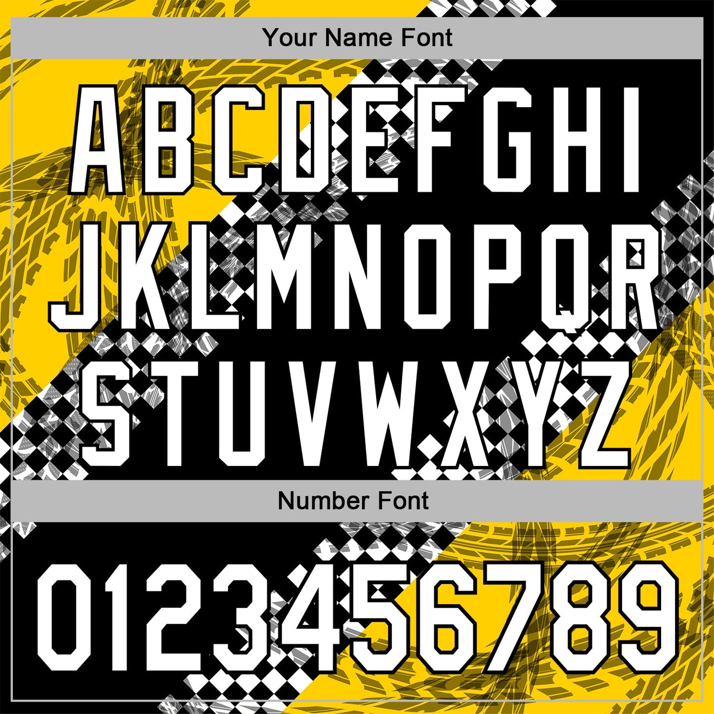 Custom Black White-Yellow 3D Pattern Design Formula Auto Car Racing Motorsport Sports Pullover Sweatshirt Hoodie view 4