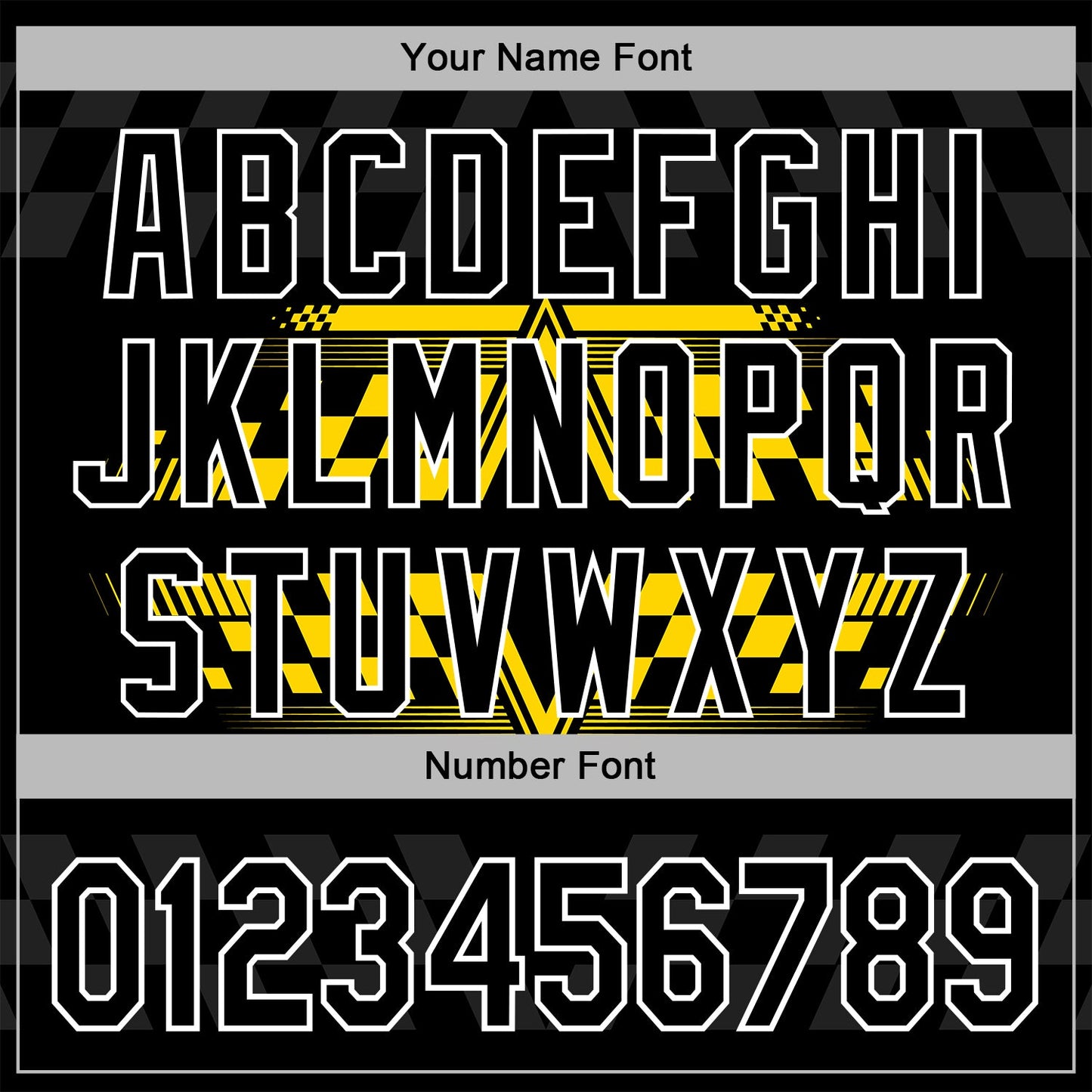 Custom Black Yellow-White 3D Pattern Design Formula Auto Car Racing Motorsport Sports Pullover Sweatshirt Hoodie view 4