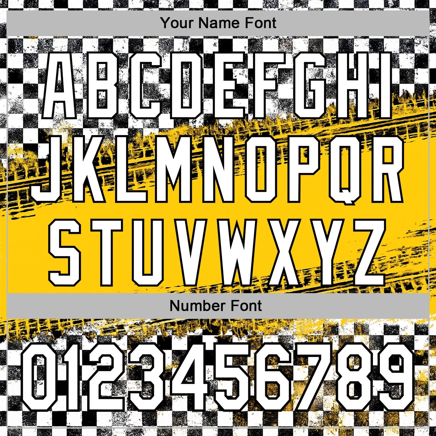 Custom Black White-Yellow 3D Pattern Design Formula Auto Car Racing Motorsport Sports Pullover Sweatshirt Hoodie view 4