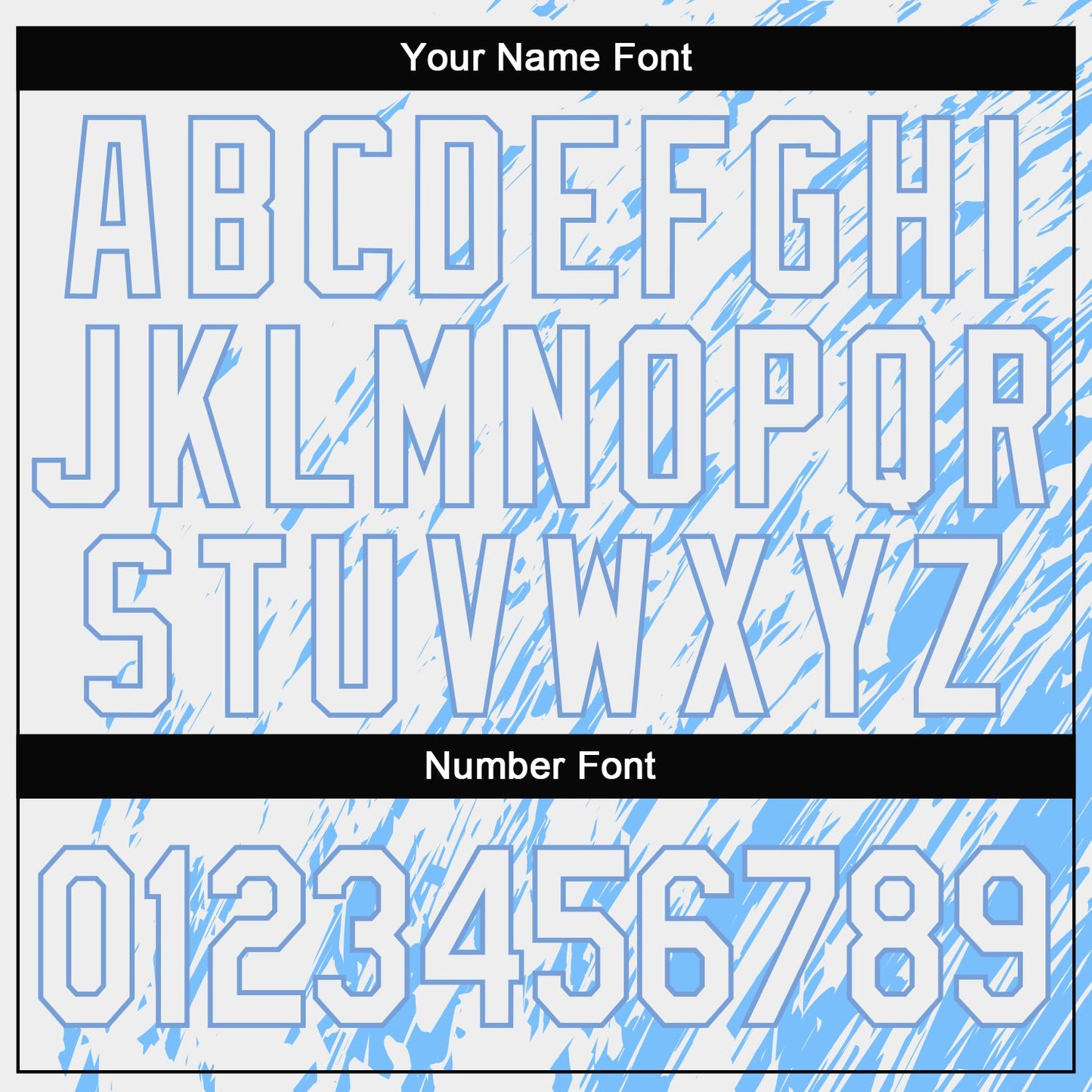 Custom Stitched White White-Light Blue 3D Pattern Design Sports Pullover Sweatshirt Hoodie view 4