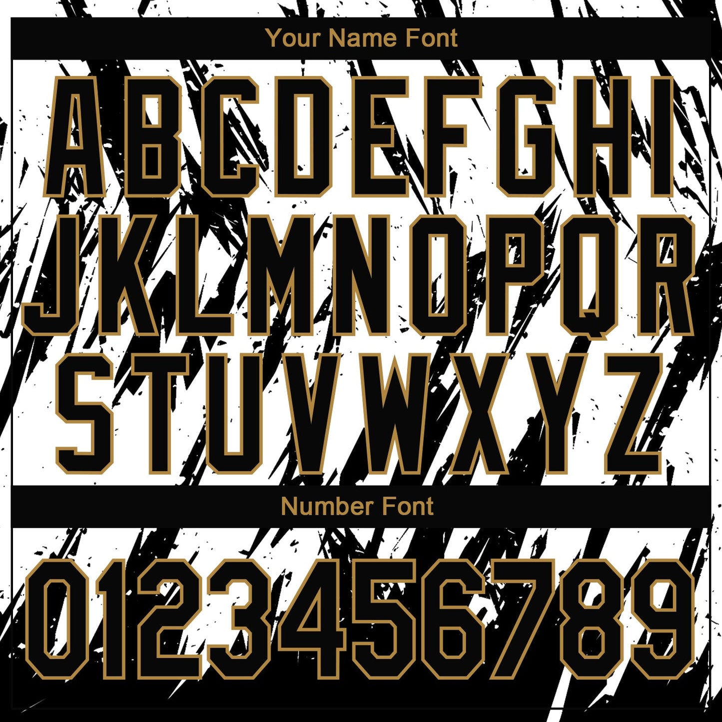 Custom Stitched White Black-Old Gold 3D Pattern Design Sports Pullover Sweatshirt Hoodie view 4