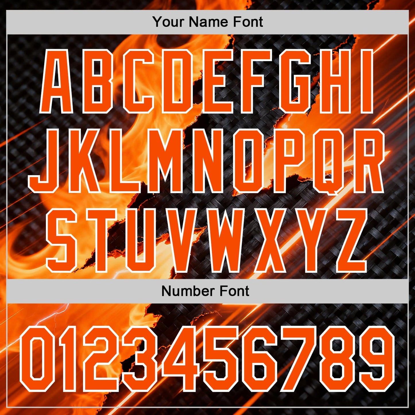 Custom Black Orange-White 3D Abstract Flame Sports Pullover Sweatshirt Hoodie view 4