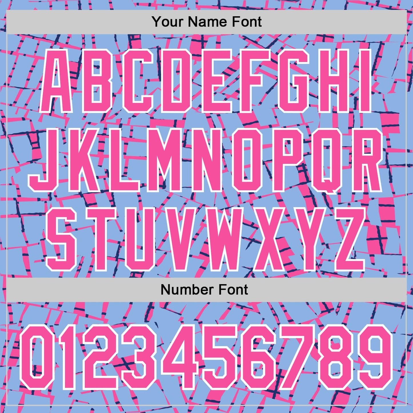Custom Stitched Light Blue Pink-White 3D Pattern Design Line Sports Pullover Sweatshirt Hoodie view 4