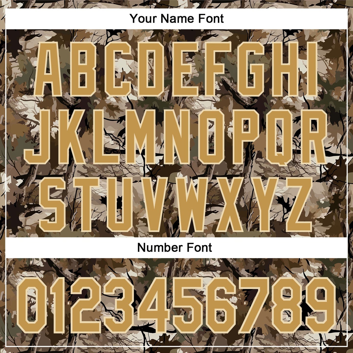 Custom Stitched Olive Old Gold-Cream 3D Pattern Design Tree Camo Hunting Sports Pullover Sweatshirt Salute To Service Hoodie view 4