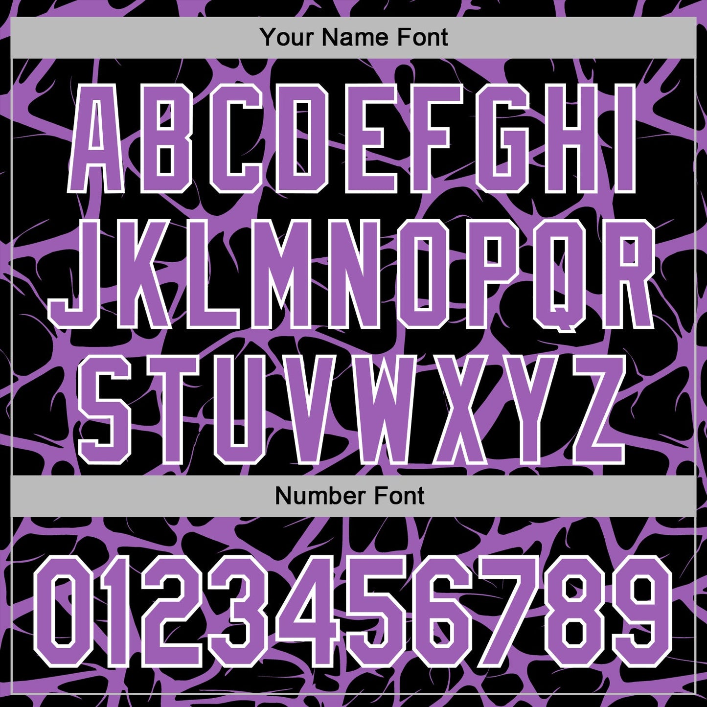 Custom Stitched Black Medium Purple-White Abstract Network Pattern Sports Pullover Sweatshirt Hoodie view 6