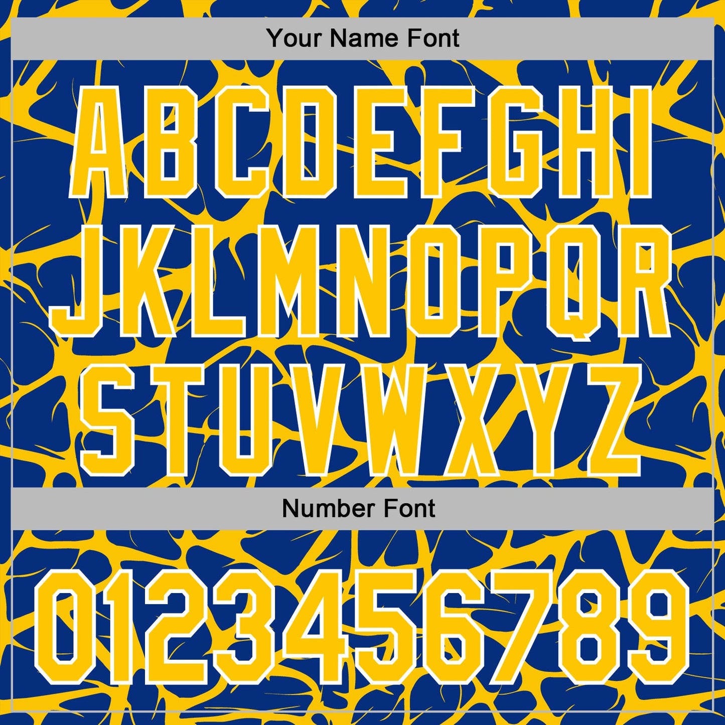 Custom Stitched Royal Yellow-White Abstract Network Pattern Sports Pullover Sweatshirt Hoodie view 6