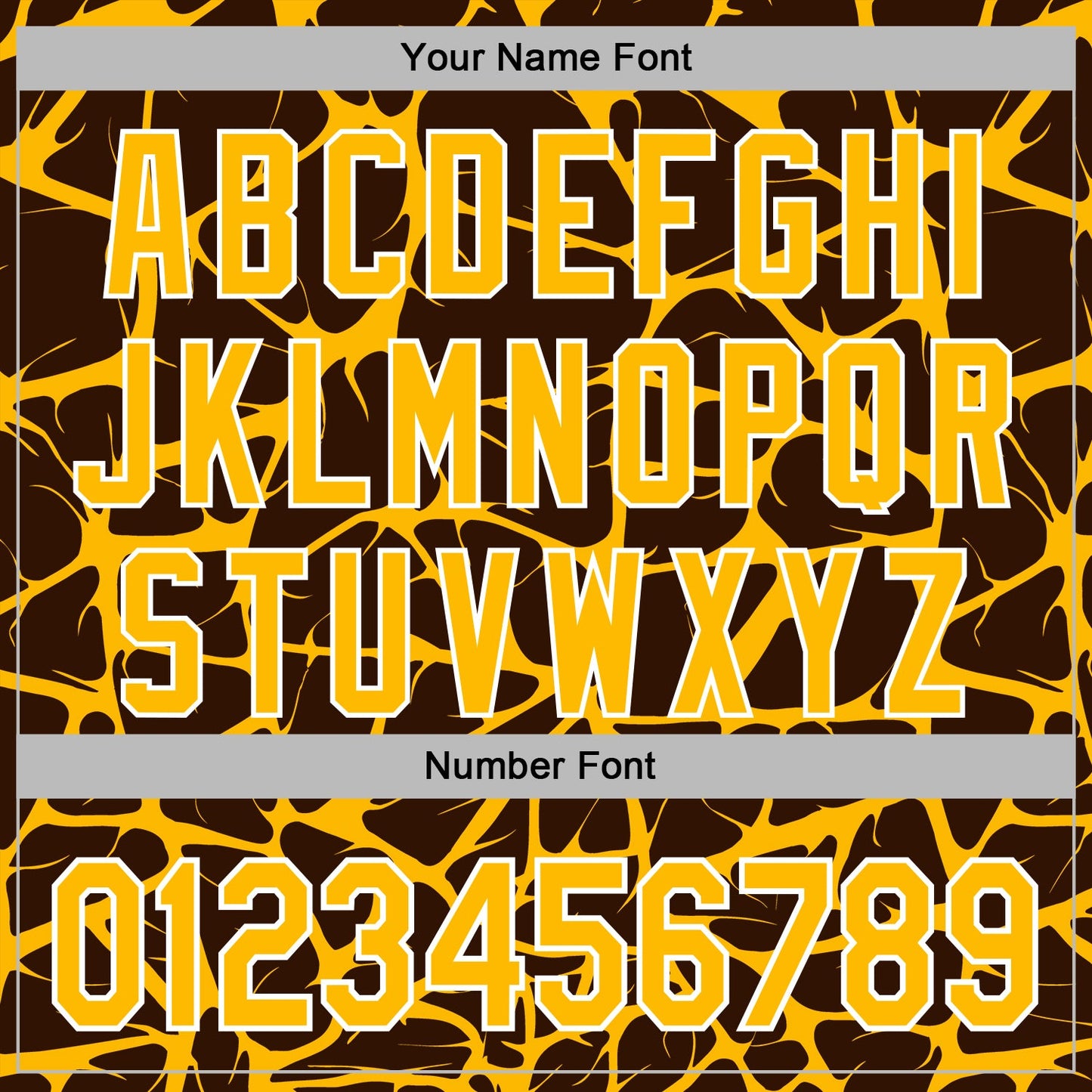 Custom Stitched Brown Gold-White Abstract Network Pattern Sports Pullover Sweatshirt Hoodie view 6