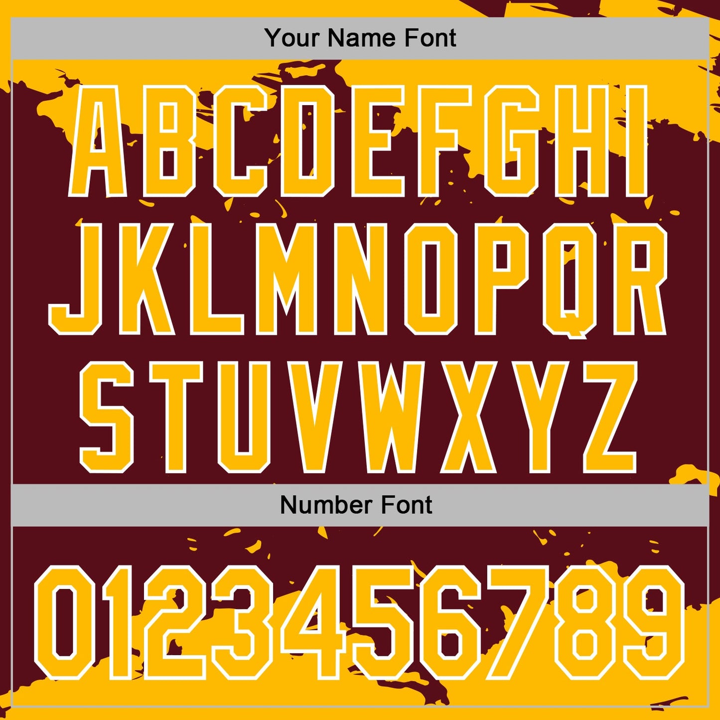 Custom Stitched Burgundy Gold-White Fragment Pattern Sports Pullover Sweatshirt Hoodie view 6