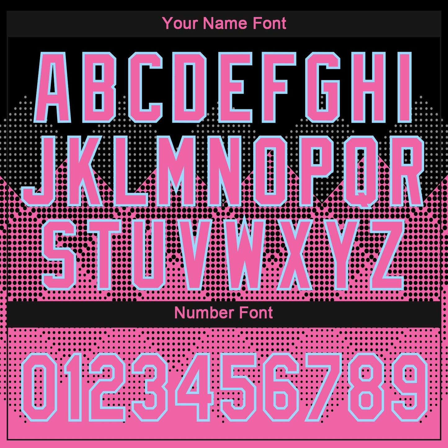 Custom Black Pink-Light Blue 3D Pattern Design Authentic Baseball Jersey view 5