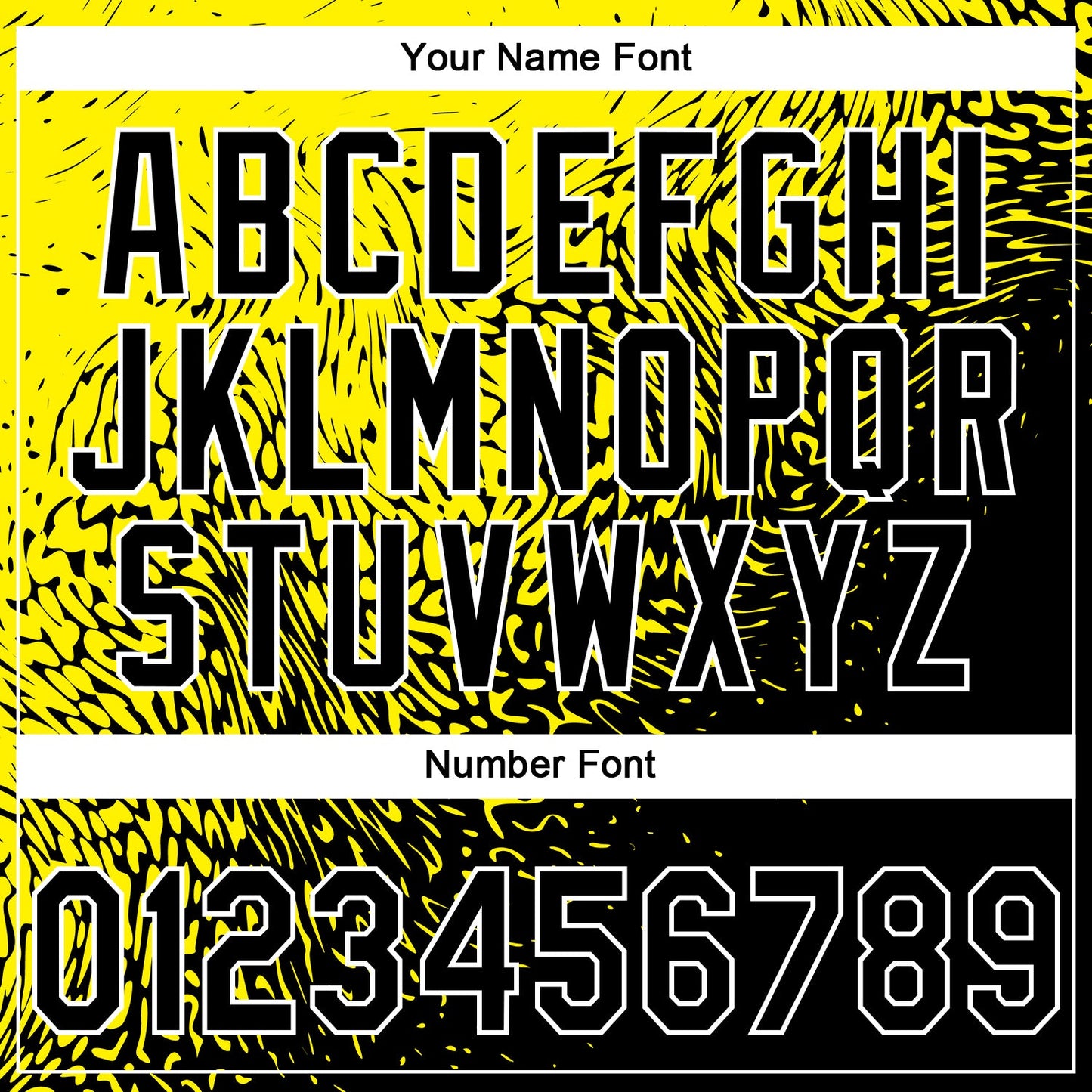 Custom Stitched Light Yellow Black-White 3D Pattern Design Abstract Shape Sports Pullover Sweatshirt Hoodie view 4