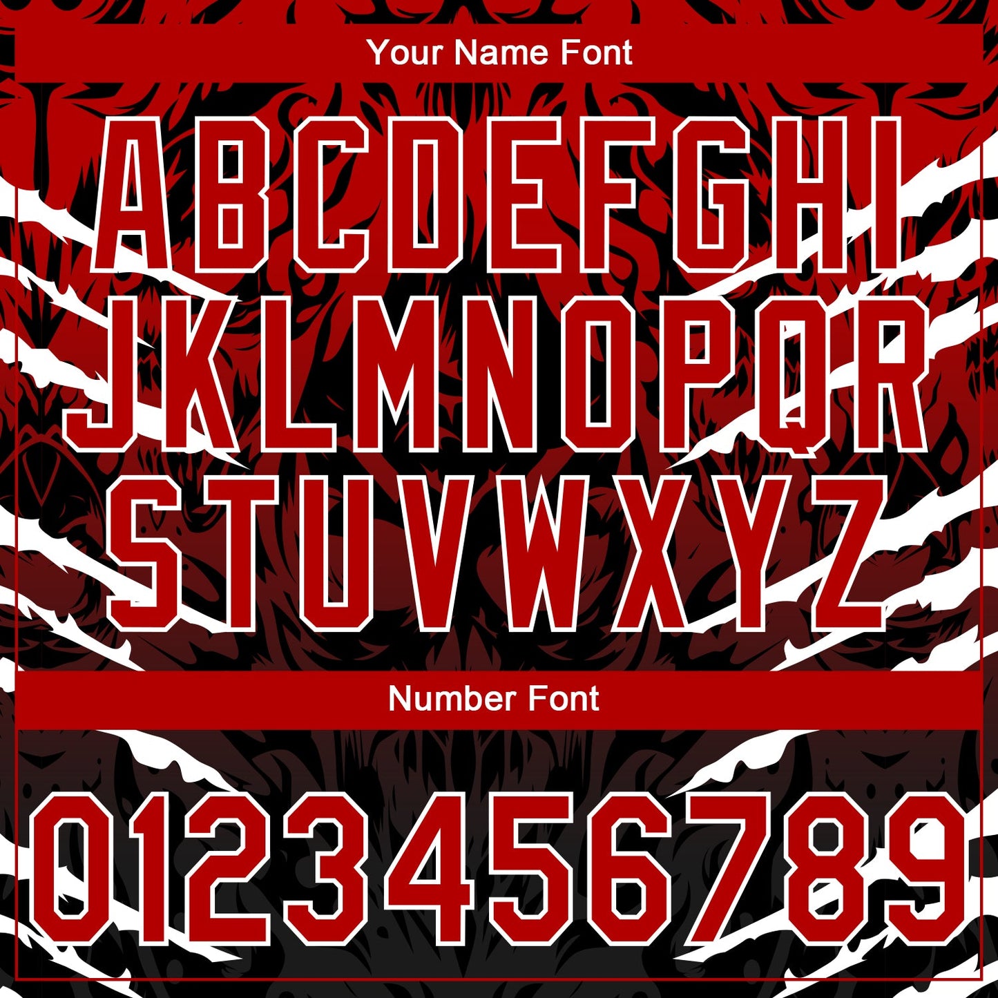 Custom Stitched Black Red-White 3D Pattern Design Leopardo Sports Pullover Sweatshirt Hoodie view 4