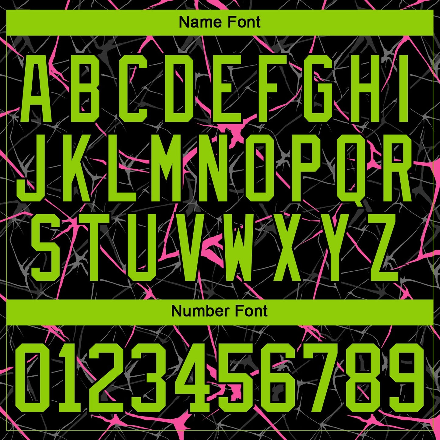 Custom Black Neon Green-Pink 3D Pattern Abstract Network Hockey Lace Neck Jersey view 5