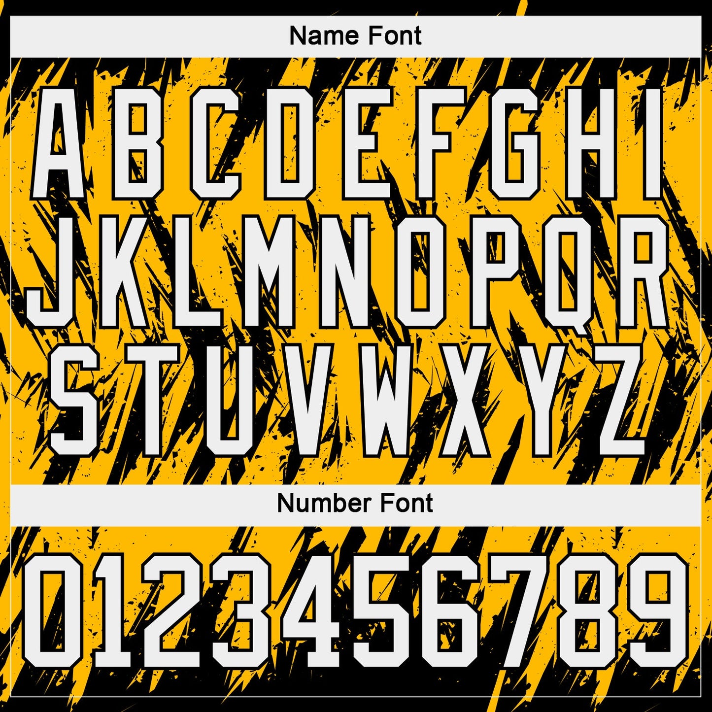 Custom Gold White-Black 3D Pattern Splash Art Hockey Lace Neck Jersey view 5