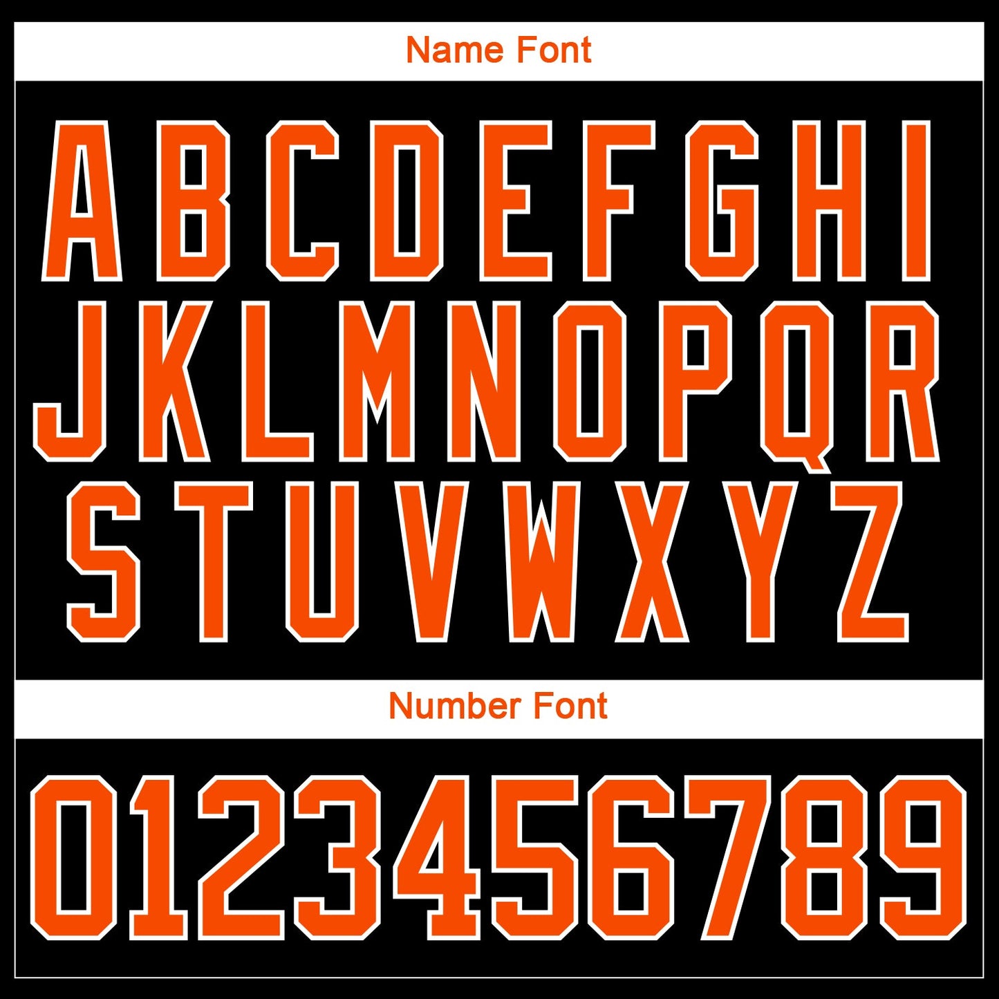Custom Black Orange-White 3D Pattern Abstract Shape Hockey Lace Neck Jersey view 5