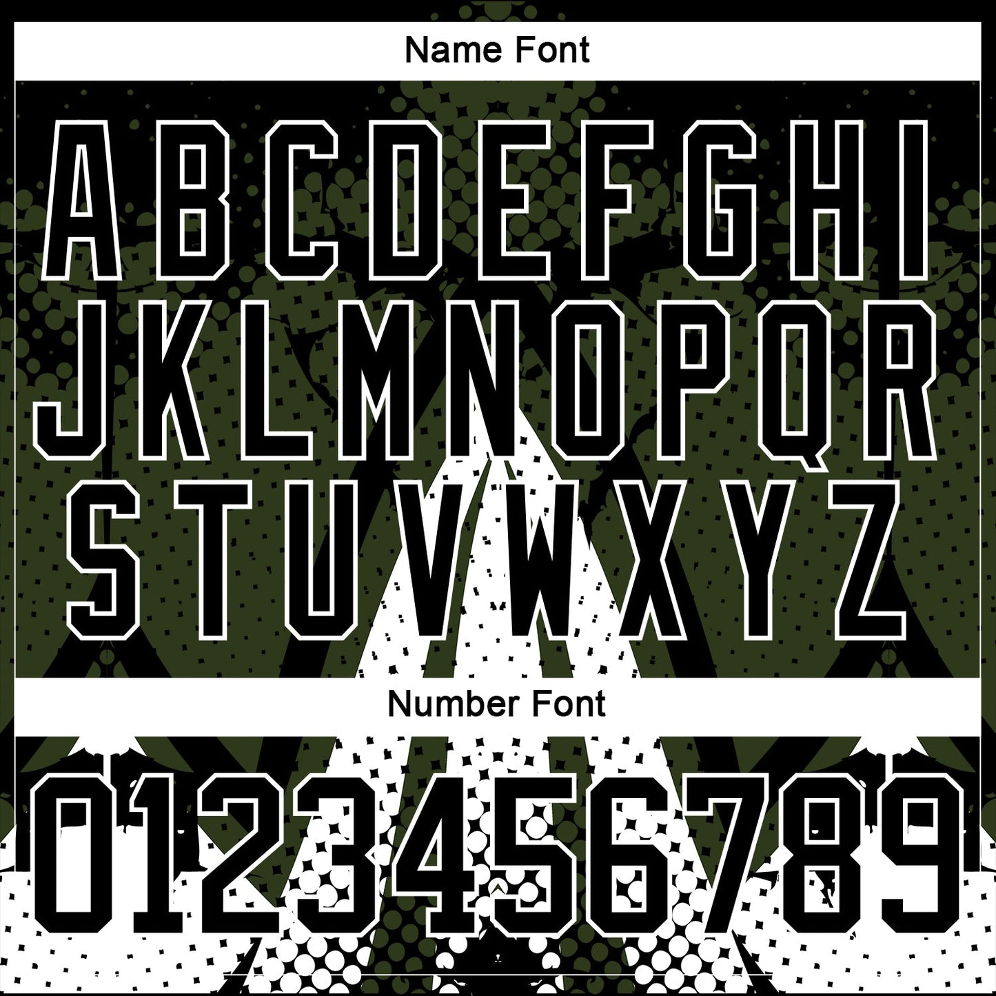 Custom Olive Black-White 3D Pattern Abstract Hockey Lace Neck Jersey view 5