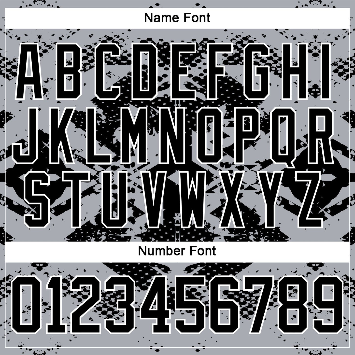 Custom Gray Black-White 3D Pattern Abstract Grunge Hockey Lace Neck Jersey view 5