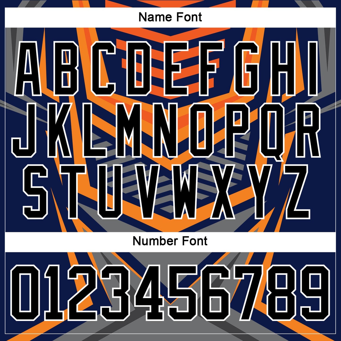 Custom Gray Black Orange-White 3D Pattern Cyber Mecha E-sport Hockey Jersey view 5