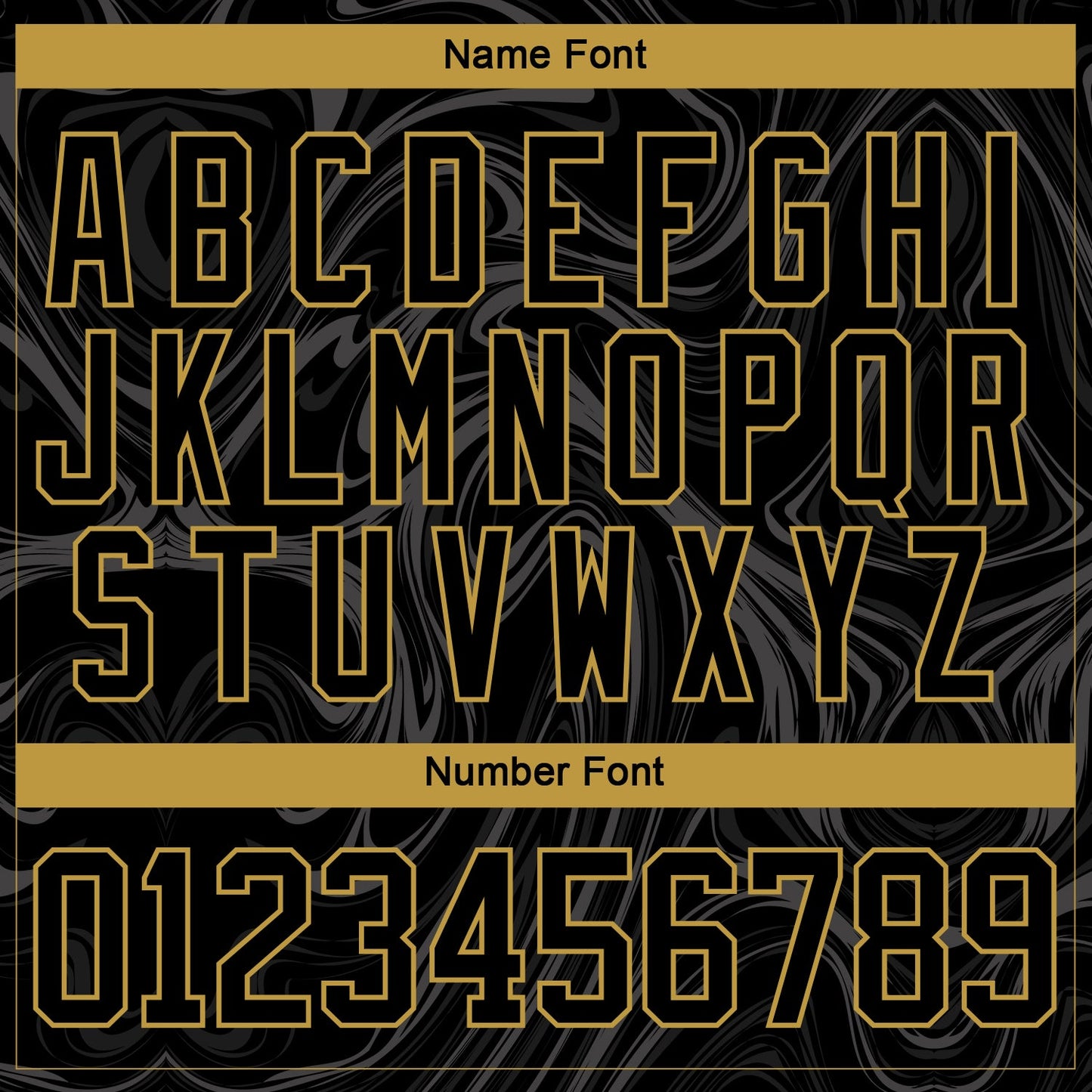 Custom Black Old Gold-White 3D Splash Art Hockey Lace Neck Jersey view 7