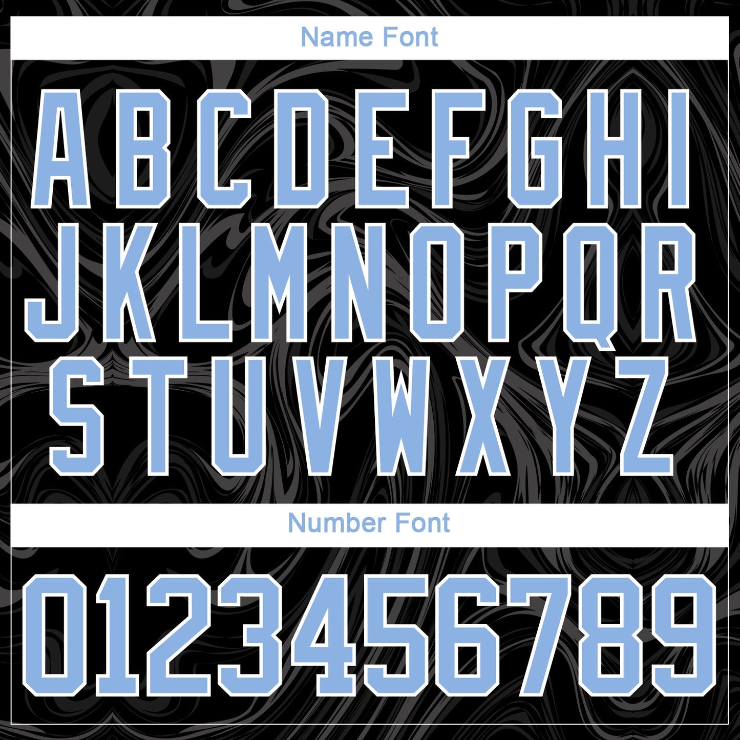 Custom Black Light Blue-White 3D Splash Art Hockey Lace Neck Jersey view 7