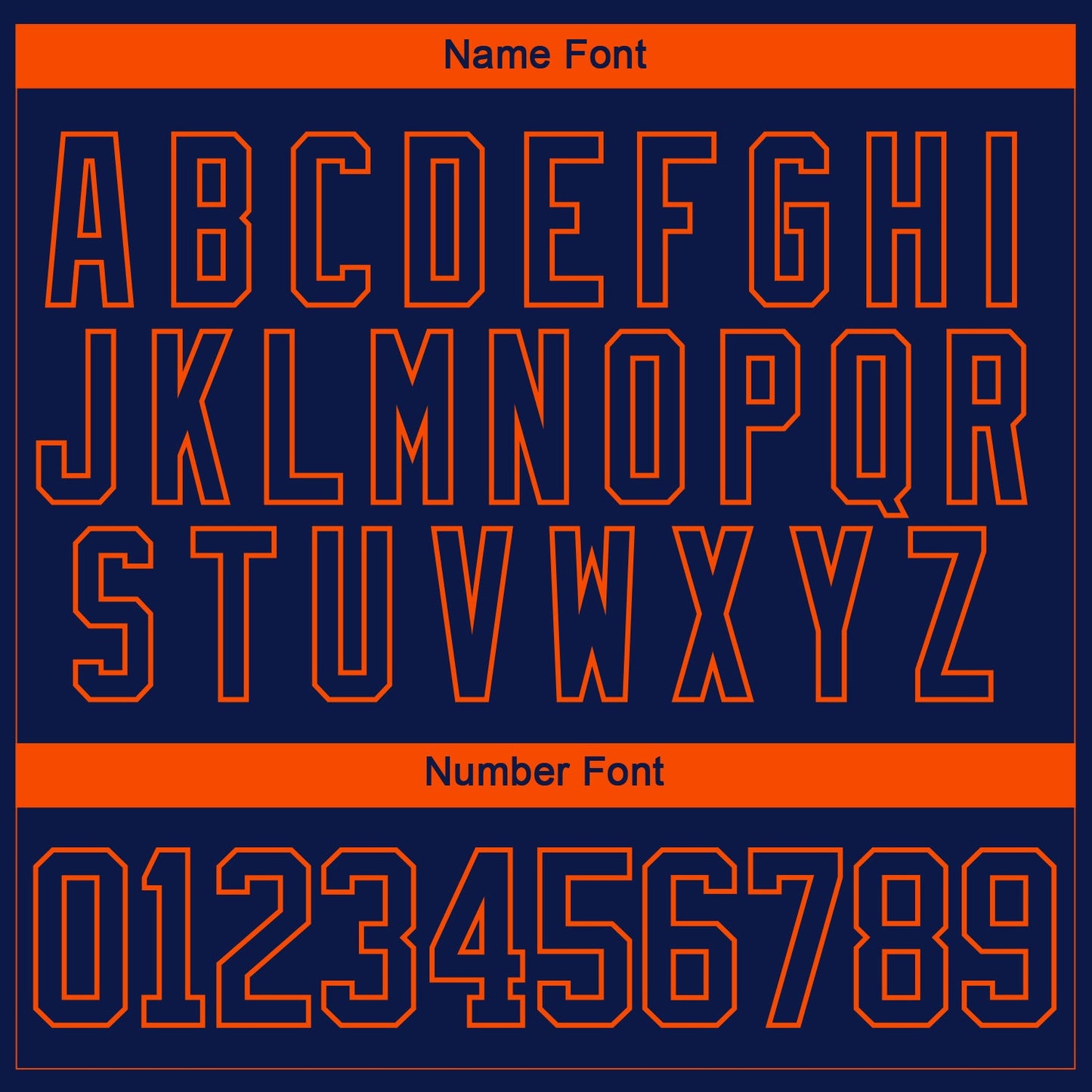 Custom Navy Orange-White 3D Splash Art Hockey Lace Neck Jersey view 7
