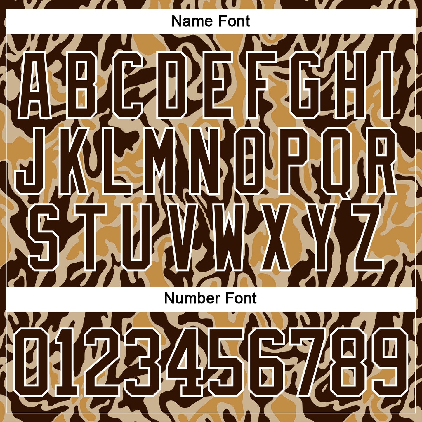 Custom Camo Brown-White 3D Camouflage Hockey Lace Neck Jersey view 7