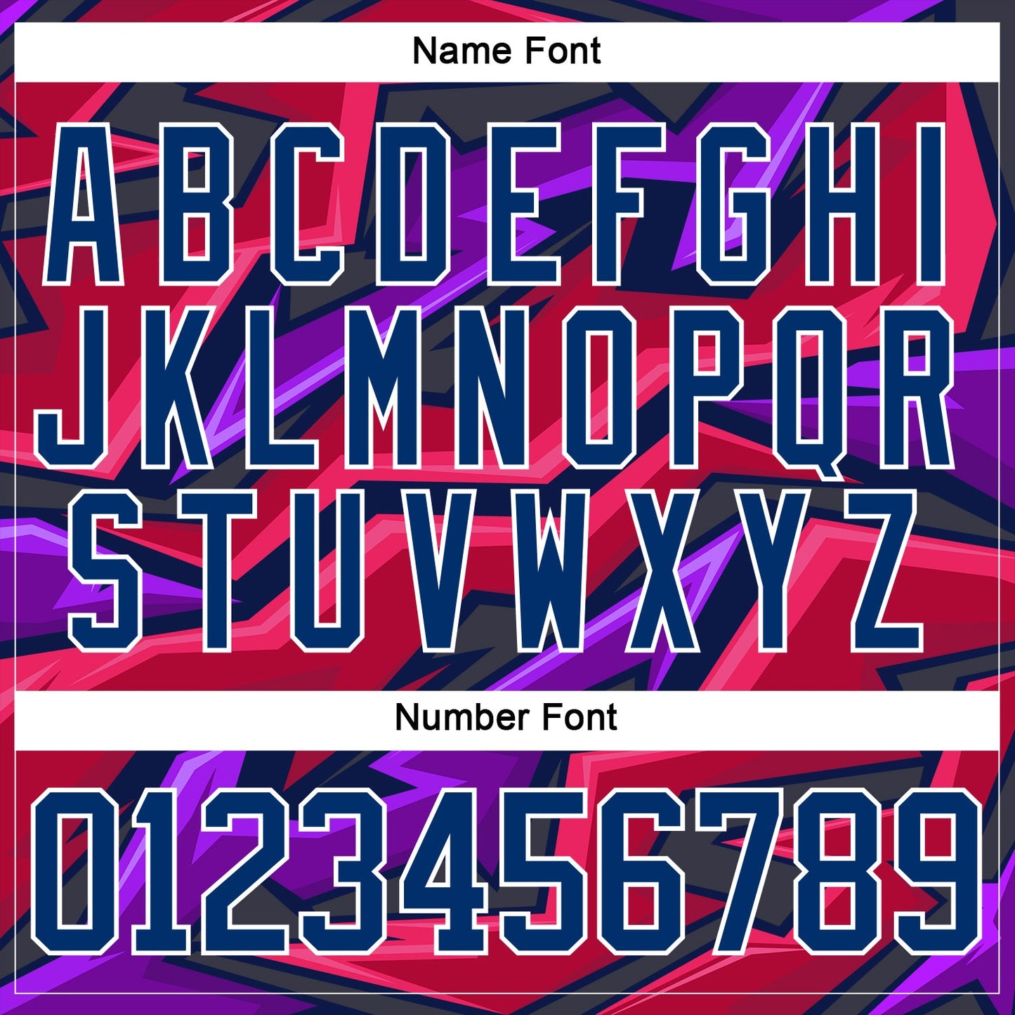 Custom Black US Navy Blue Purple Pink-White Cyber Mecha E-sport Hockey Jersey view 7