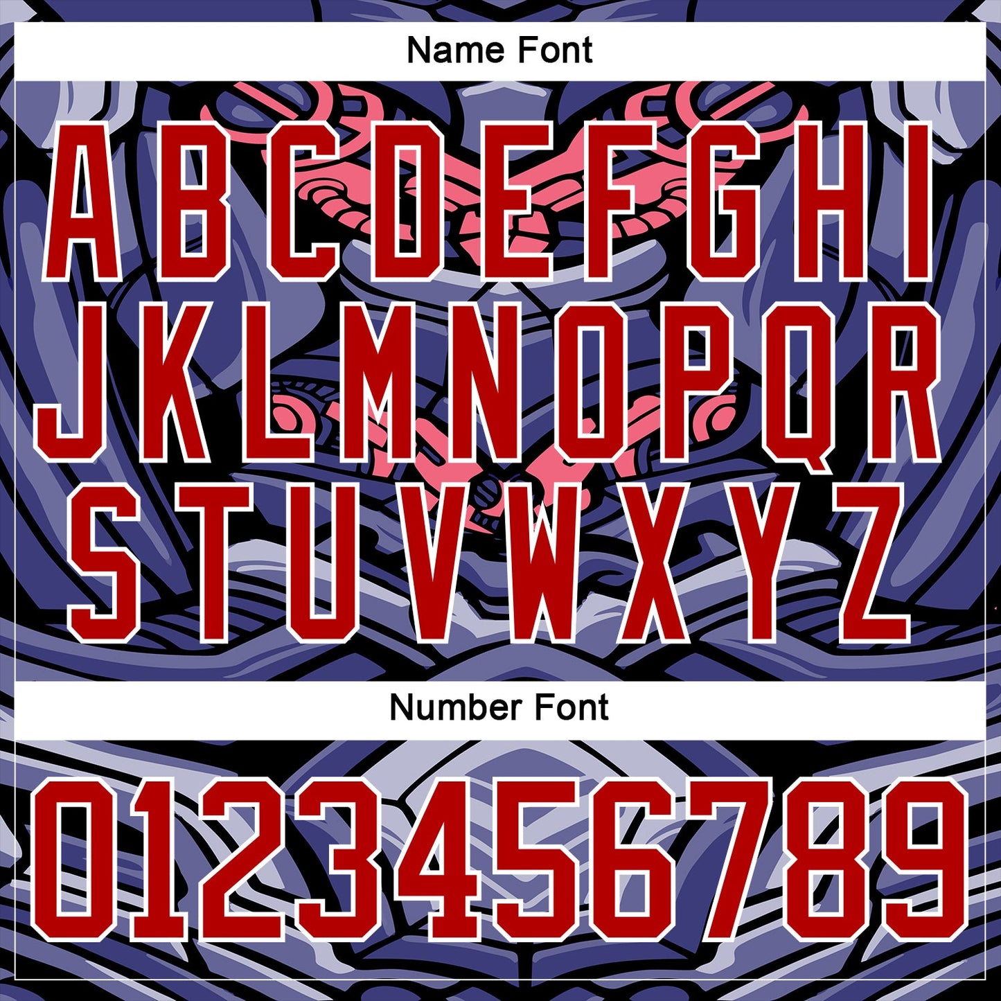 Custom Royal Red Pink Black-White Cyber Mecha E-sport Hockey Jersey view 7