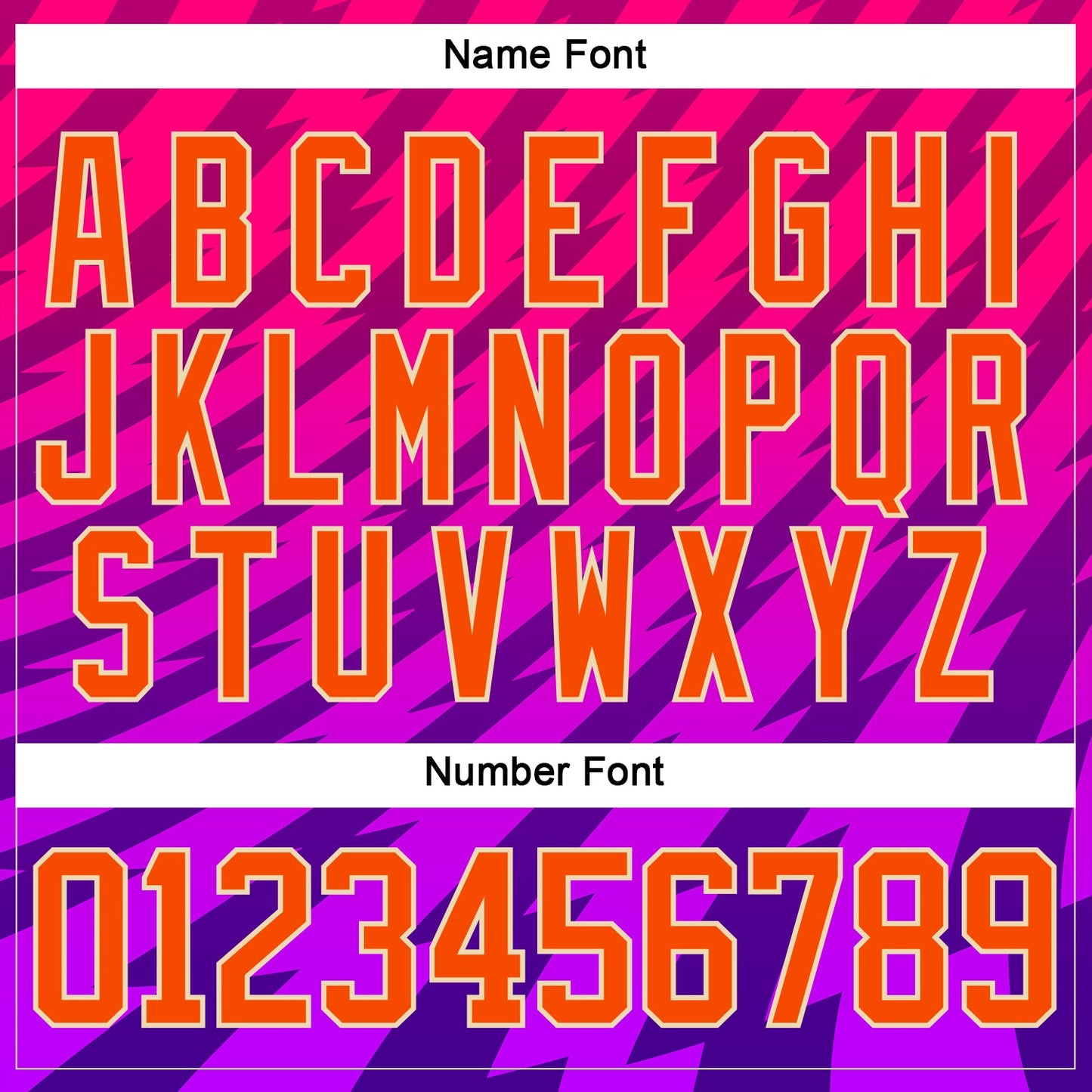 Custom Hot Pink Orange Purple Yellow-Cream Abstract Gradient Halftone Pattern Hockey Lace Neck Jersey view 7