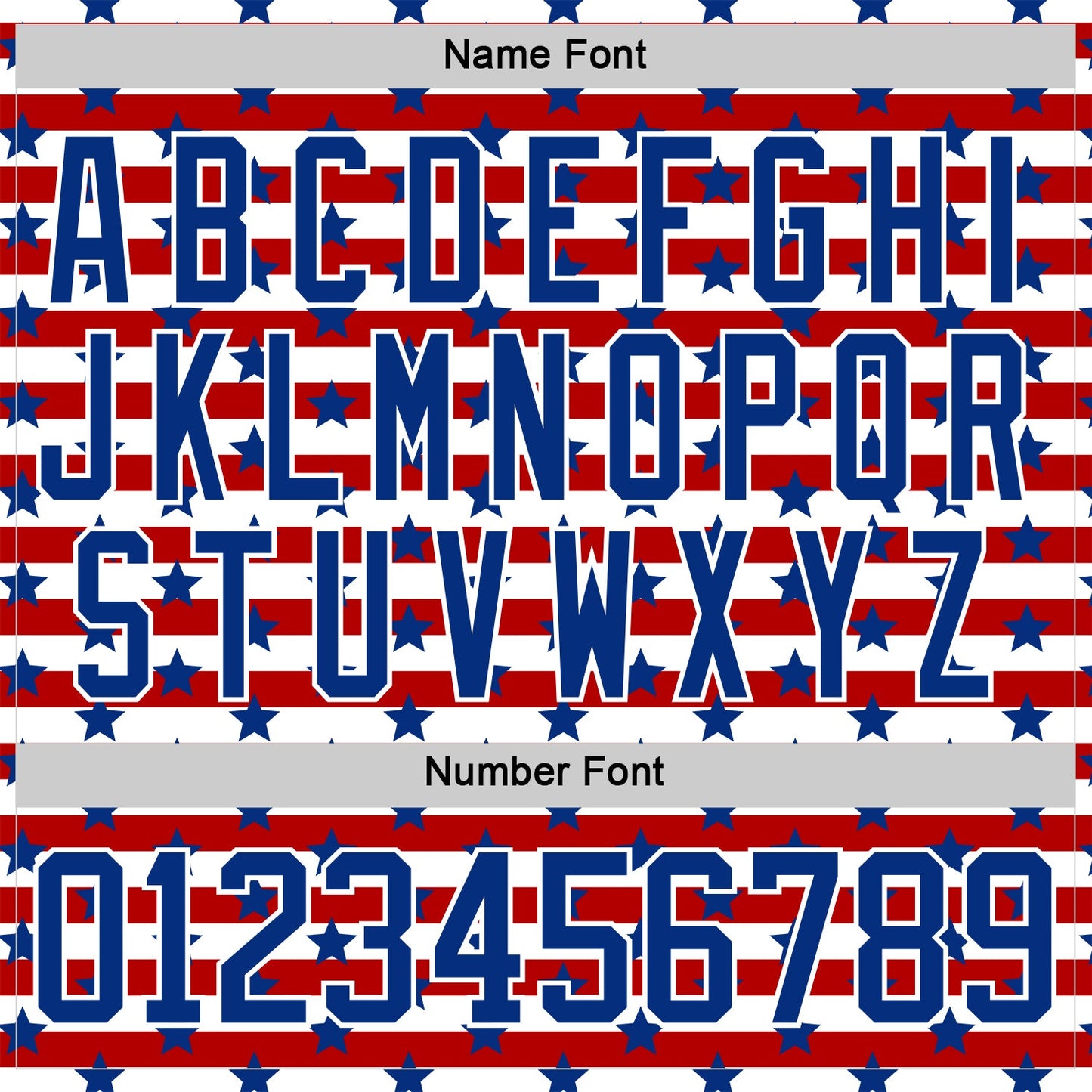 Custom White Royal-Red American Flag Hockey Lace Neck Jersey view 7