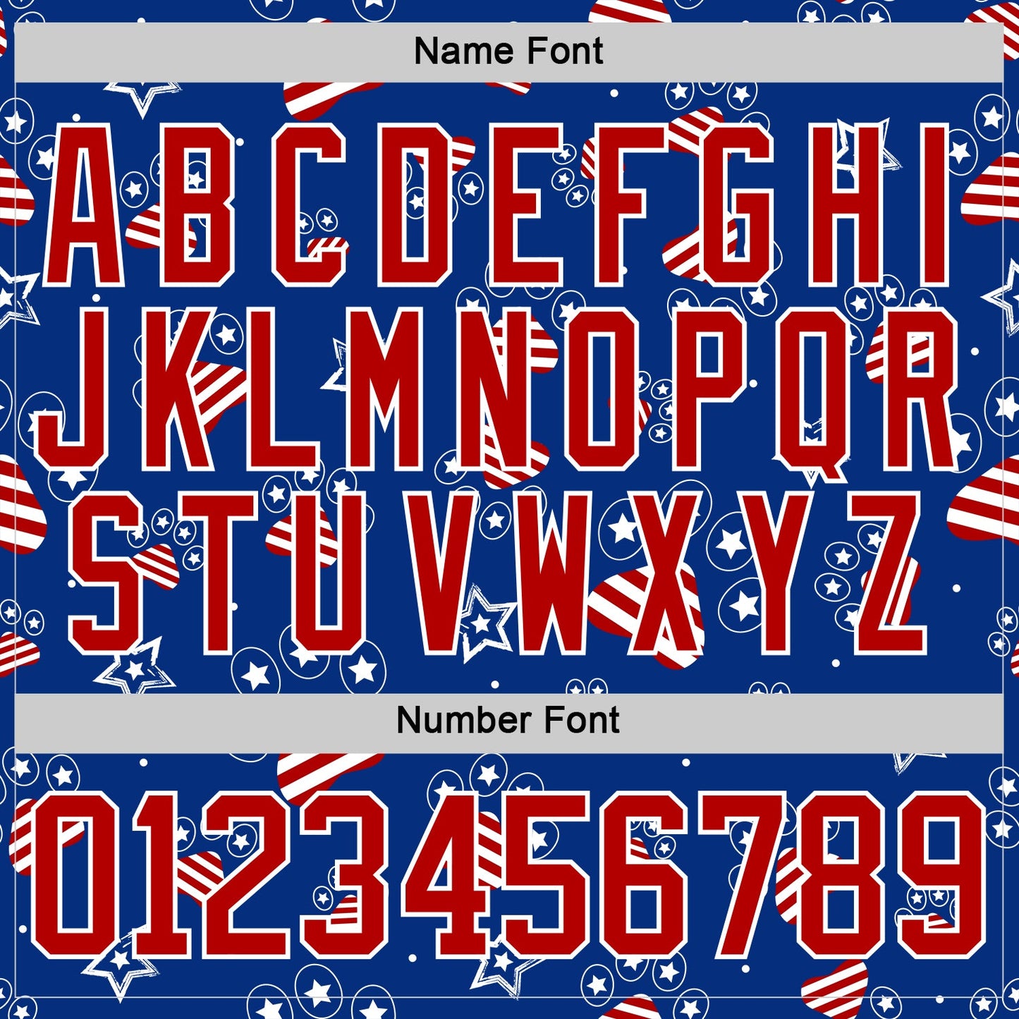 Custom Royal Red-White American Flag Hockey Lace Neck Jersey view 7