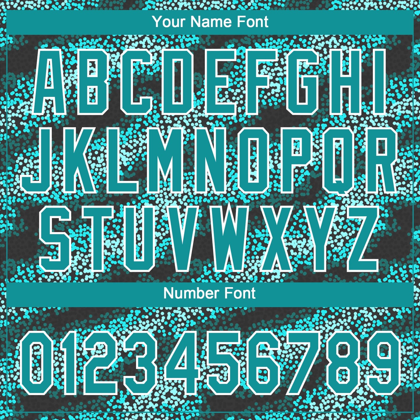 Custom Teal Teal-Black 3D Pattern Design Authentic Baseball Jersey view 5