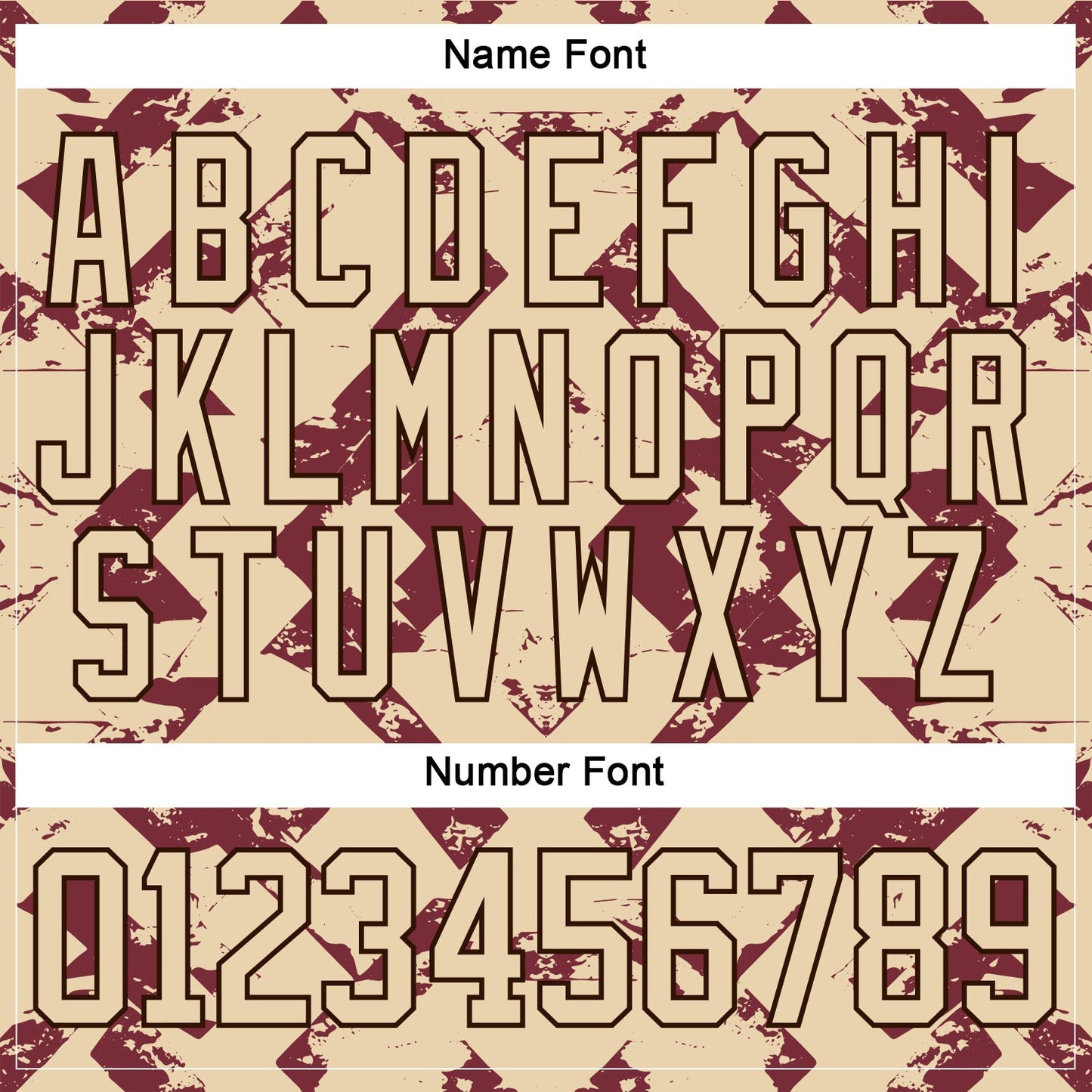 Custom City Cream Burgundy-Brown Tribal Indigenous Grunge Splash Hockey Lace Neck Jersey view 7