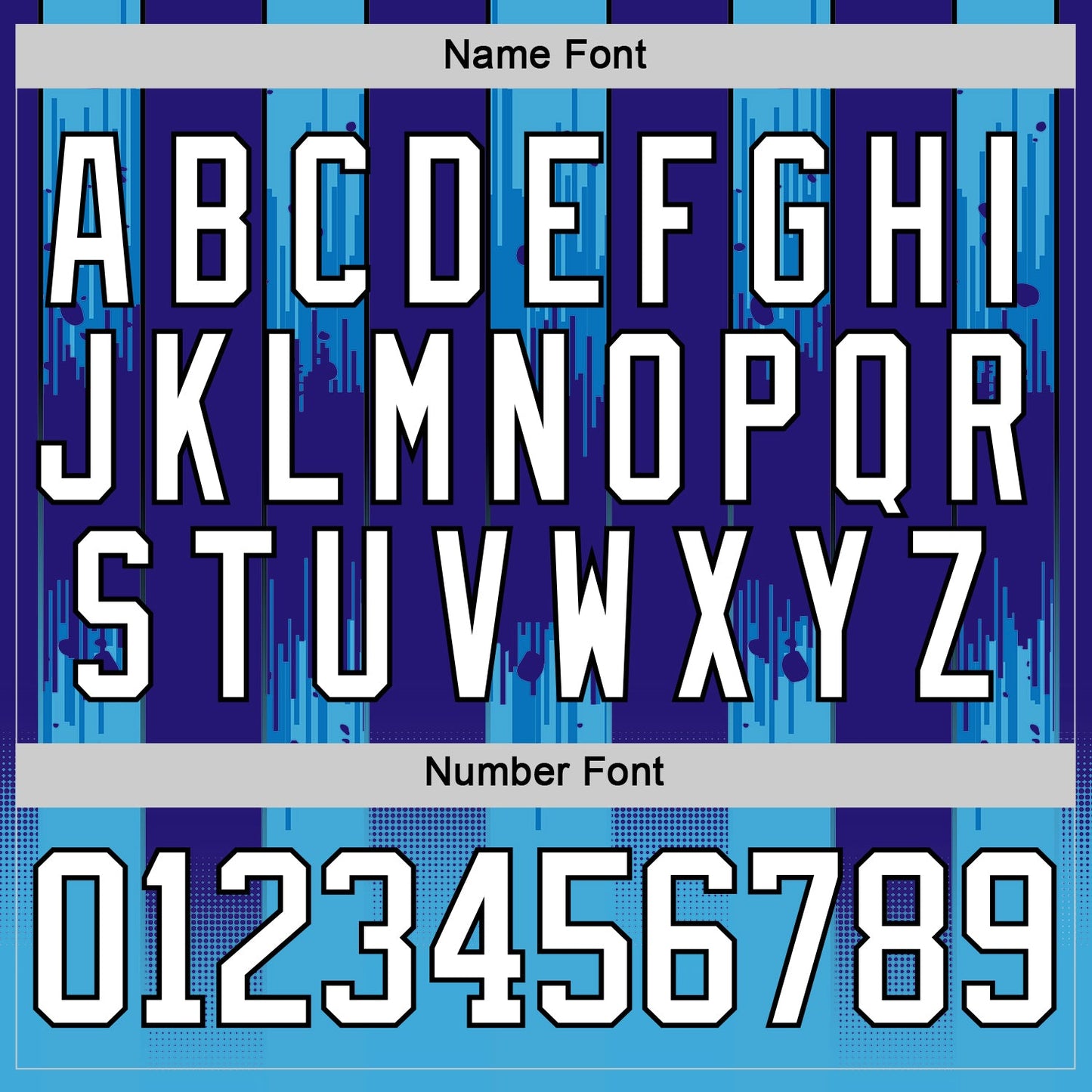 Custom White Blue Gold-Black Abstract Buffalo Inspired Stripe Hockey Lace Neck Jersey view 7