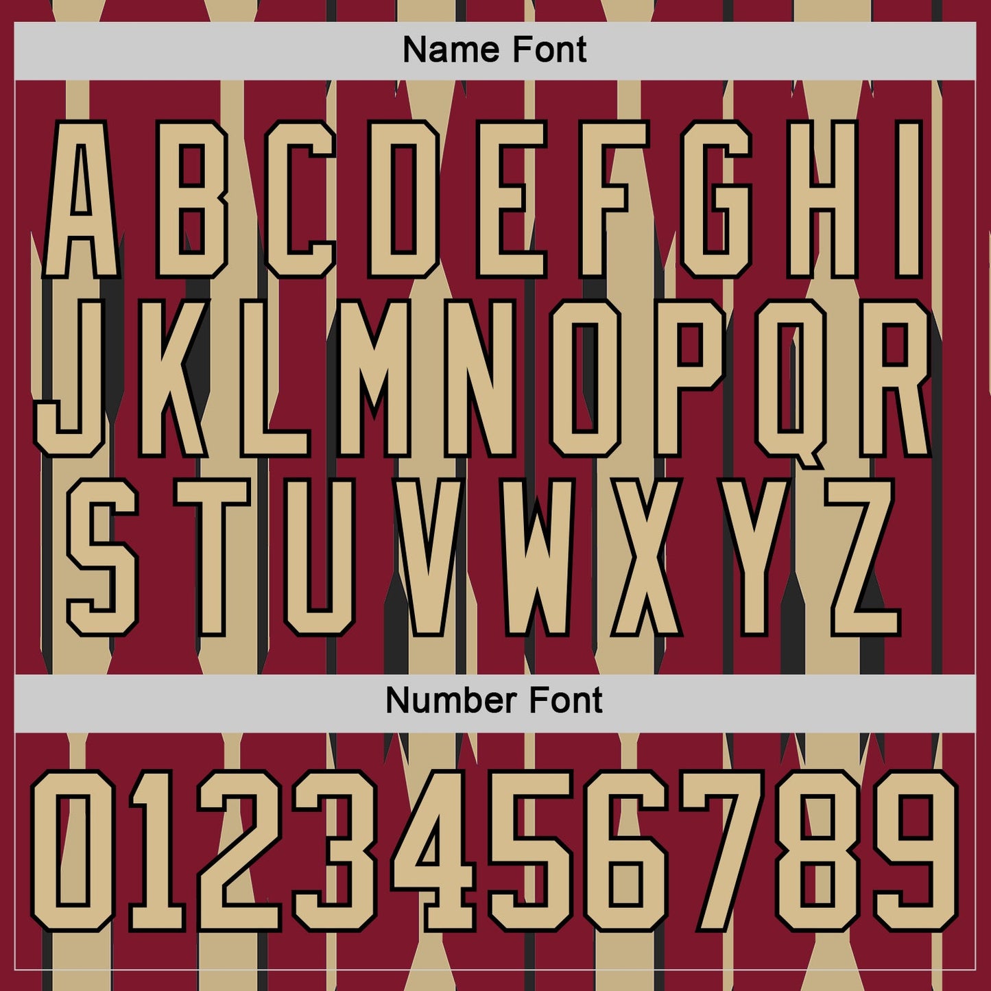 Custom Crimson Vegas Gold-Black Abstract Arizona Inspired Stripe Hockey Lace Neck Jersey view 7