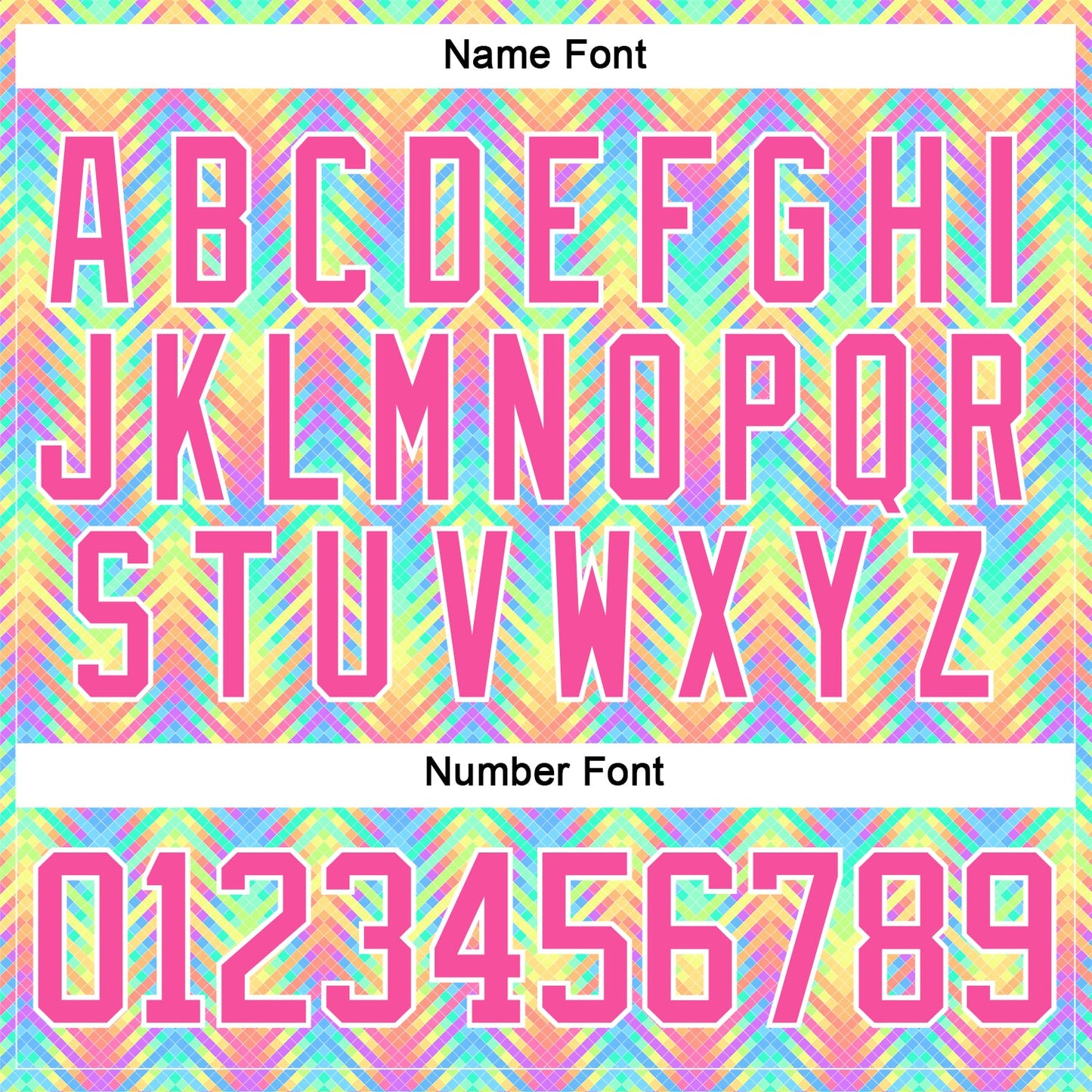 Custom White Pink Green Yellow-Purple Trippy Psychedelic Neon Hockey Lace Neck Jersey view 7