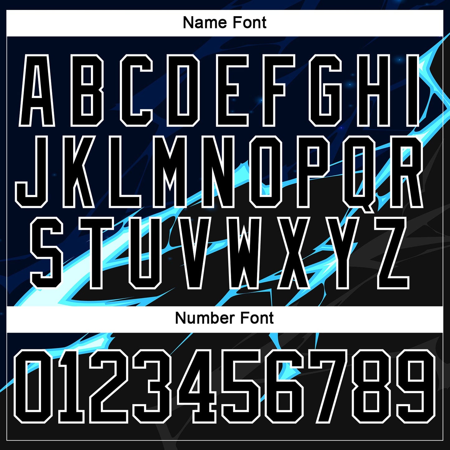 Custom Black Blue Gray-White Lightning Hockey Lace Neck Jersey view 7