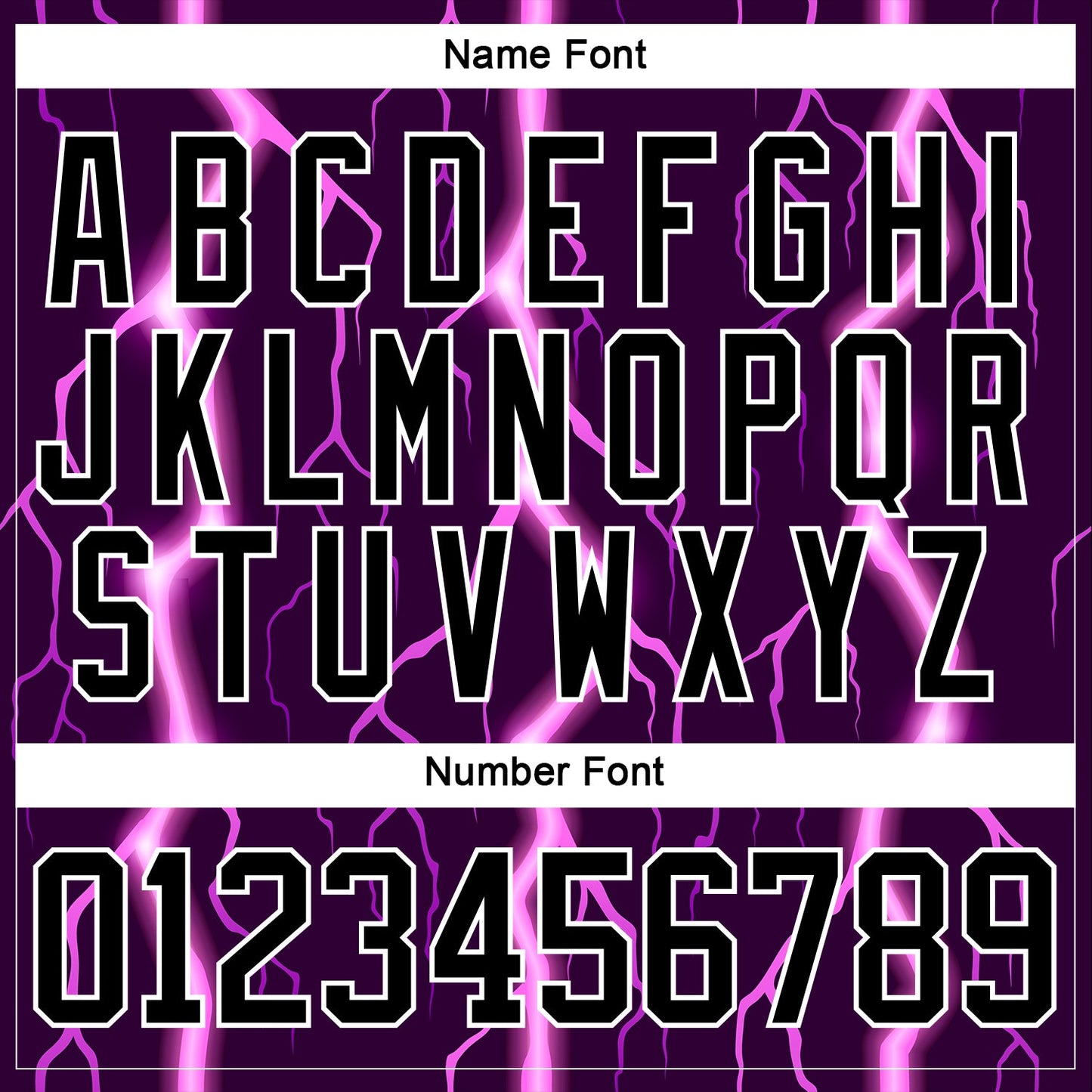 Custom Black Purple Pink-White Lightning Hockey Lace Neck Jersey view 7