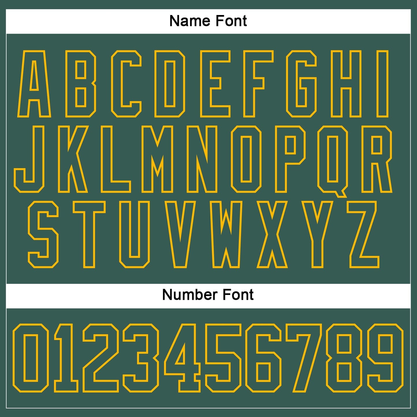 Custom Green Gold-White Plaid Hockey Jersey view 7