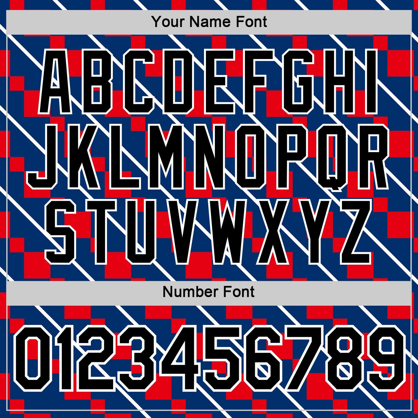 Custom Red Black White-Blue Croatia Rhombus Performance T-Shirt view 4