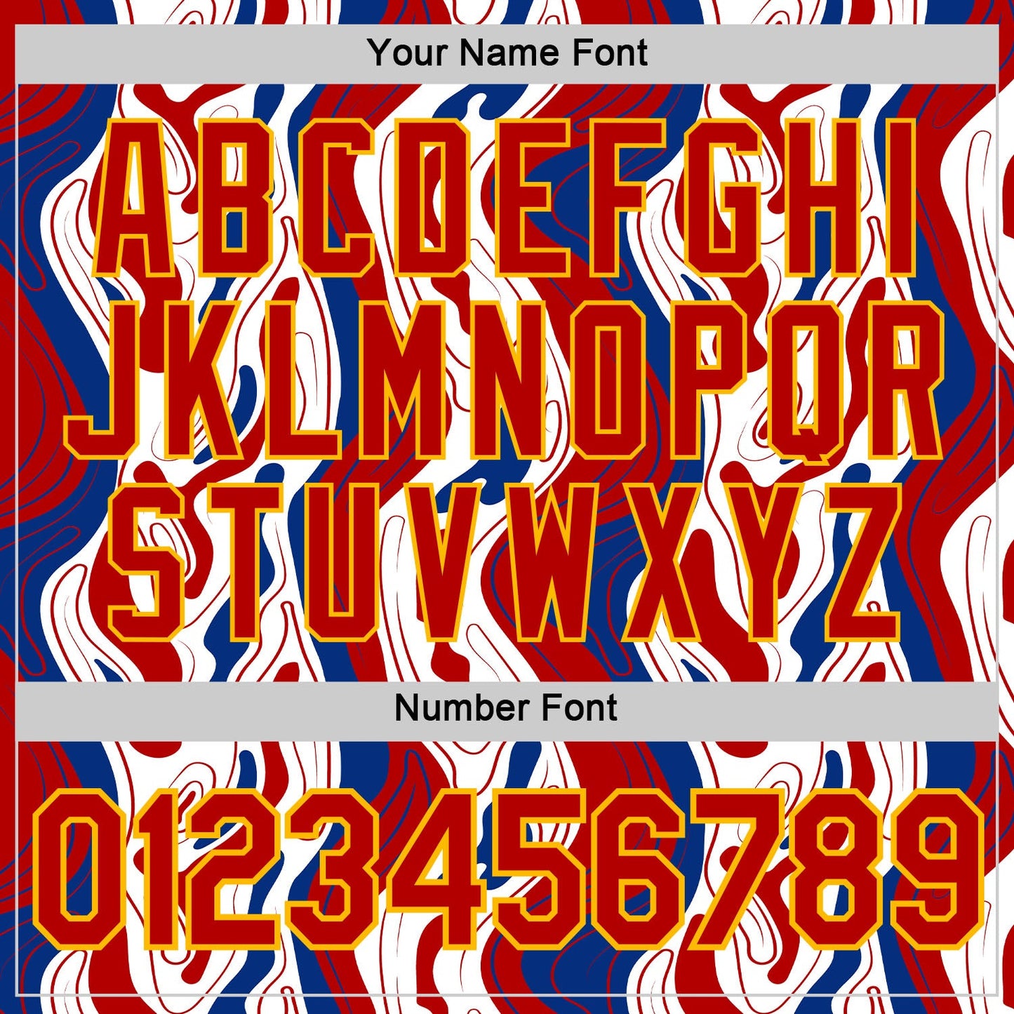 Custom Royal Red Gold-White France Fluid Performance T-Shirt view 4