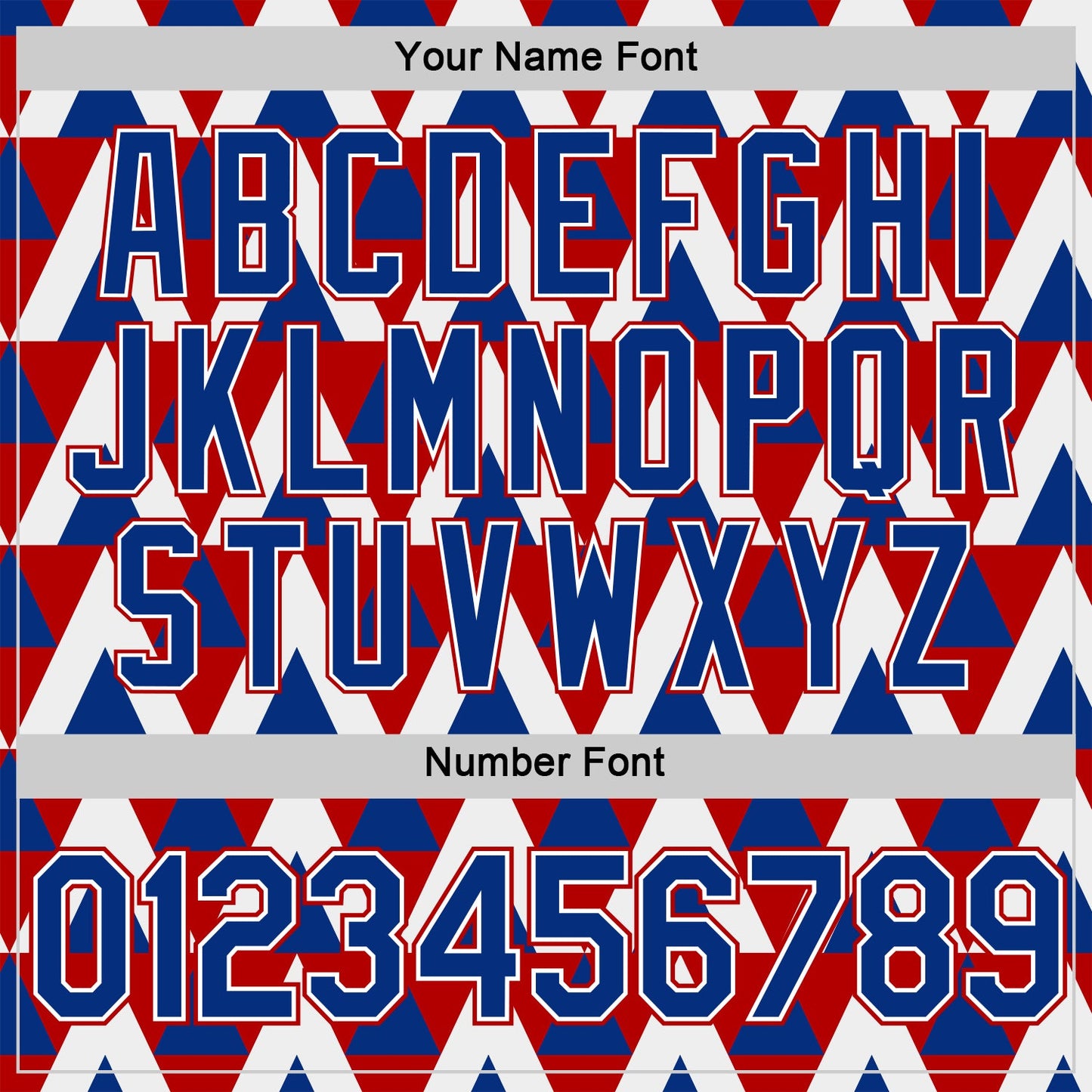 Custom Royal White-Red Norway Geometric Performance T-Shirt view 4