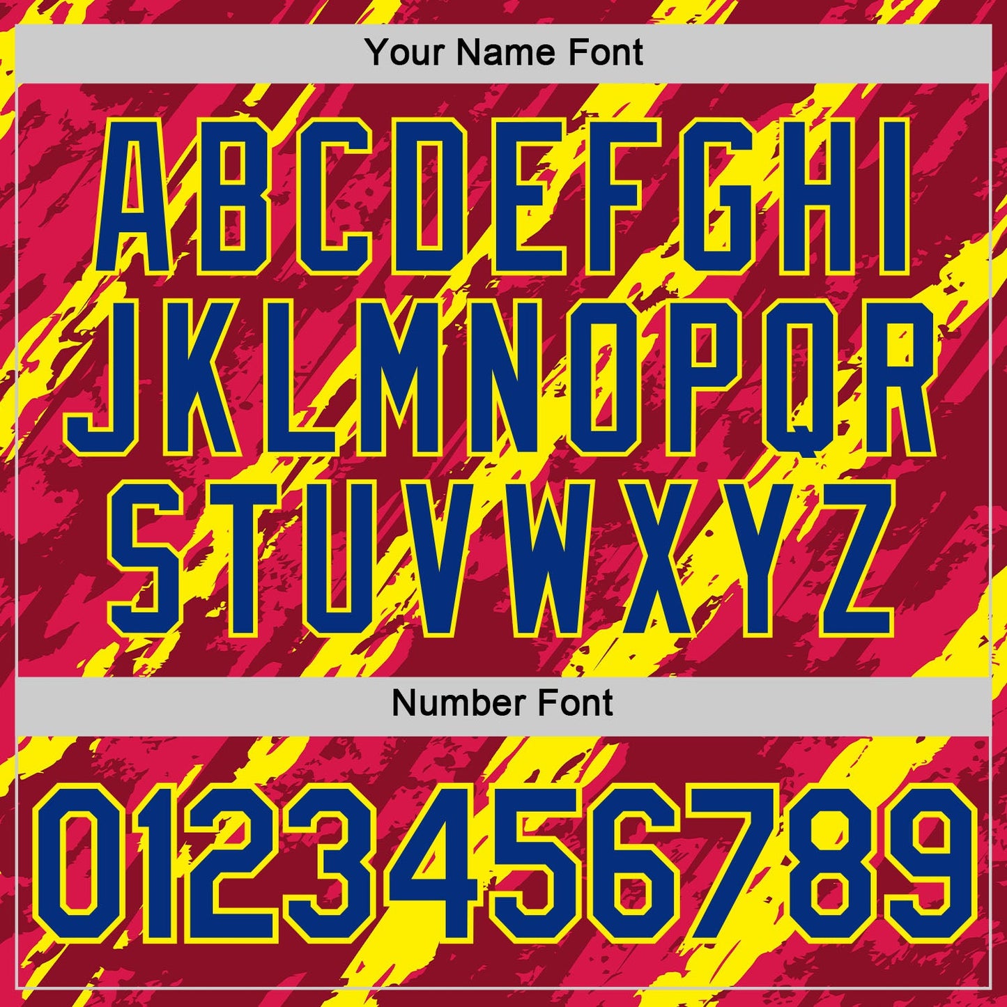 Custom Red Royal-Light Yellow Spain Splash Performance T-Shirt view 4