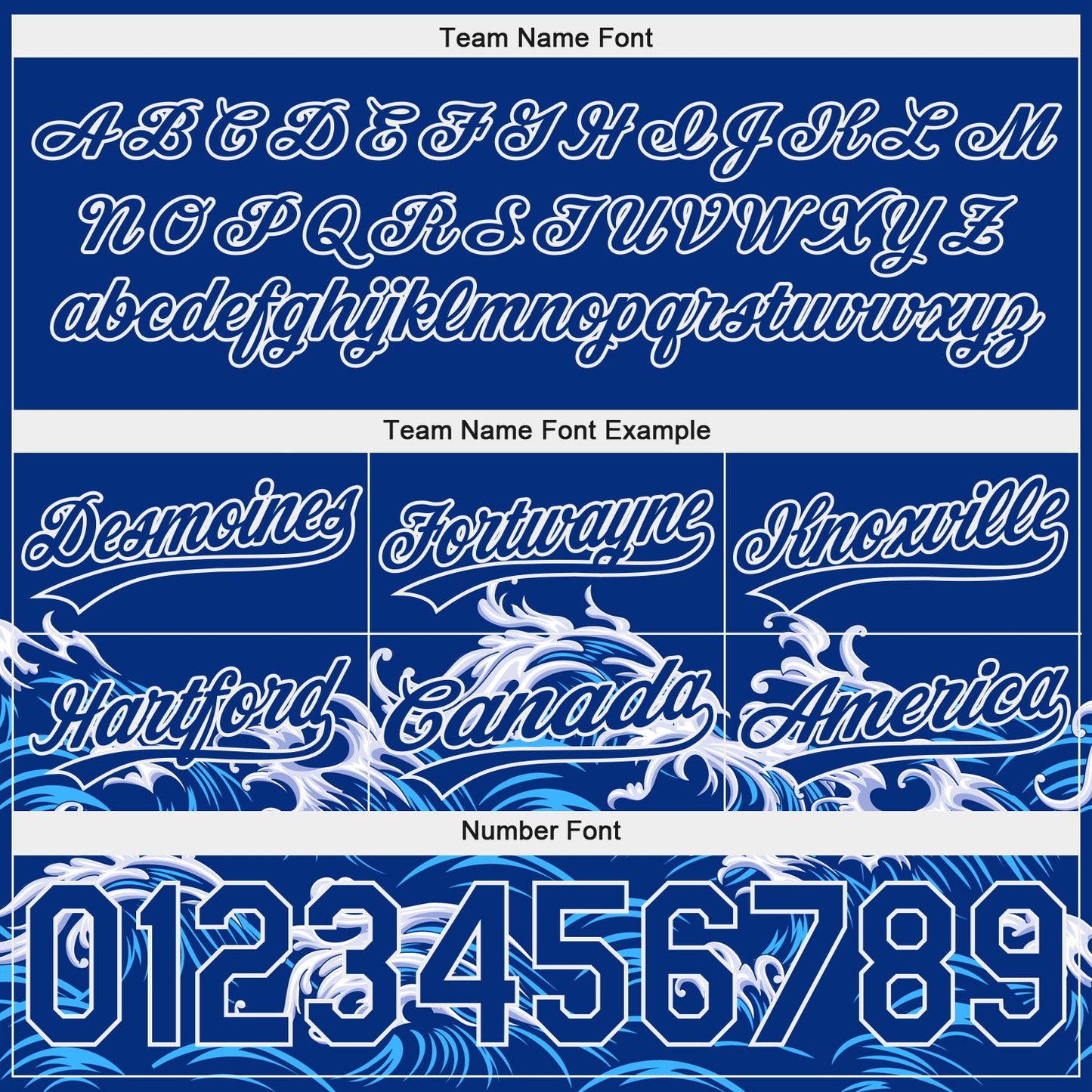 Custom Royal White 3D Pattern Waves Authentic Basketball Shorts view 3