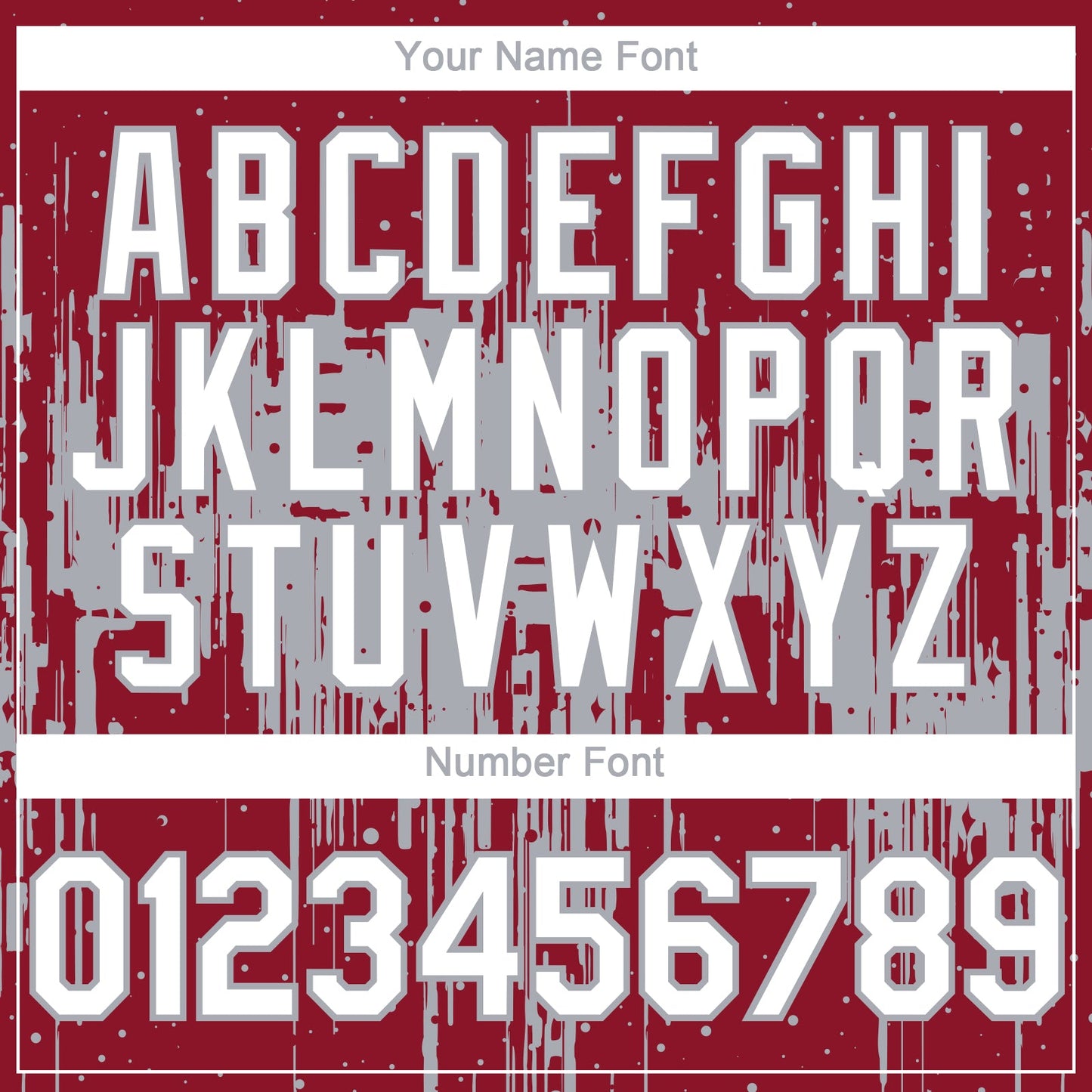 Custom Crimson White-Gray Dripping Splatter Paint Authentic Baseball Jersey view 5