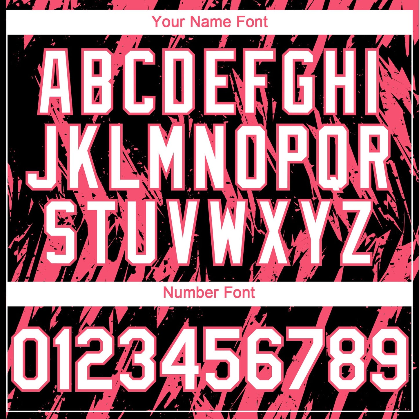 Custom Black White-Neon Pink Splatter Torn Sharp Brush Stroke Authentic Baseball Jersey view 5